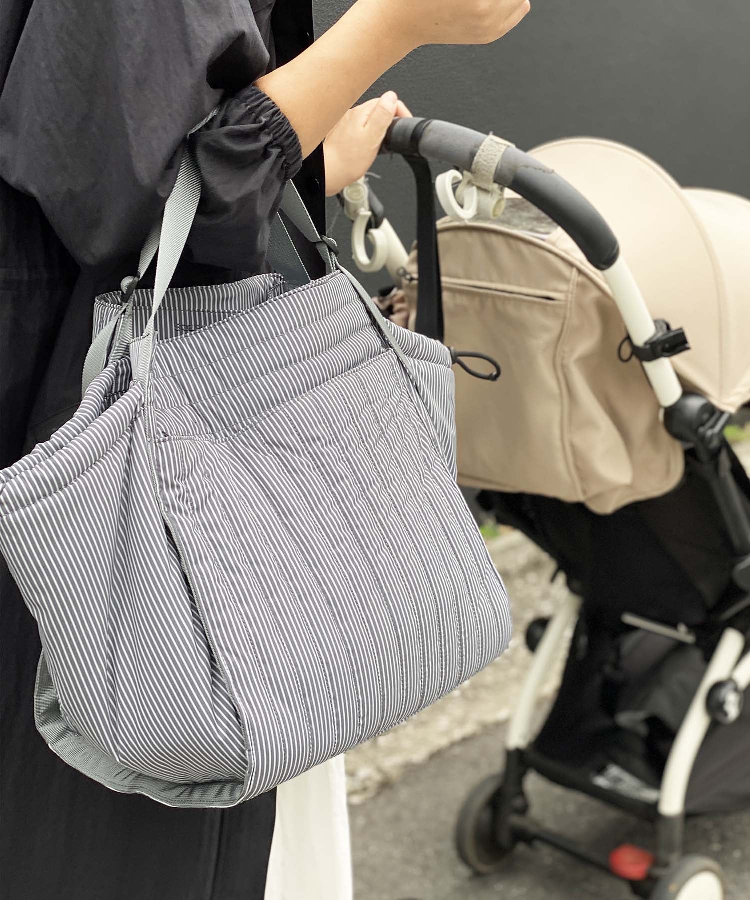 SOLPRESA 洗える キルティングトートマザーズバッグ(M) スーパー