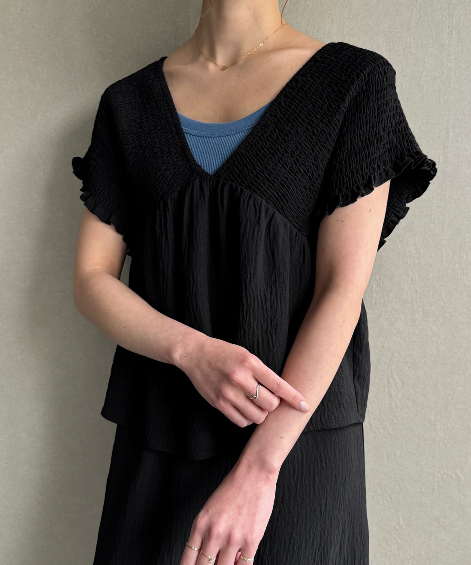 CELFORDワンピース SALE／50%OFF】CELFORD スカラップセーラーニットワンピース