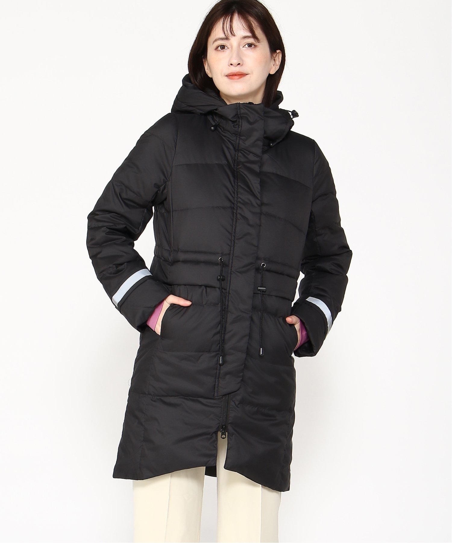 PXG 秋冬ゴルフウェア レディースダウン ジャケット スカート上下2点セット 新品 PXG ゴルフウェア レディース ダウンジャケット