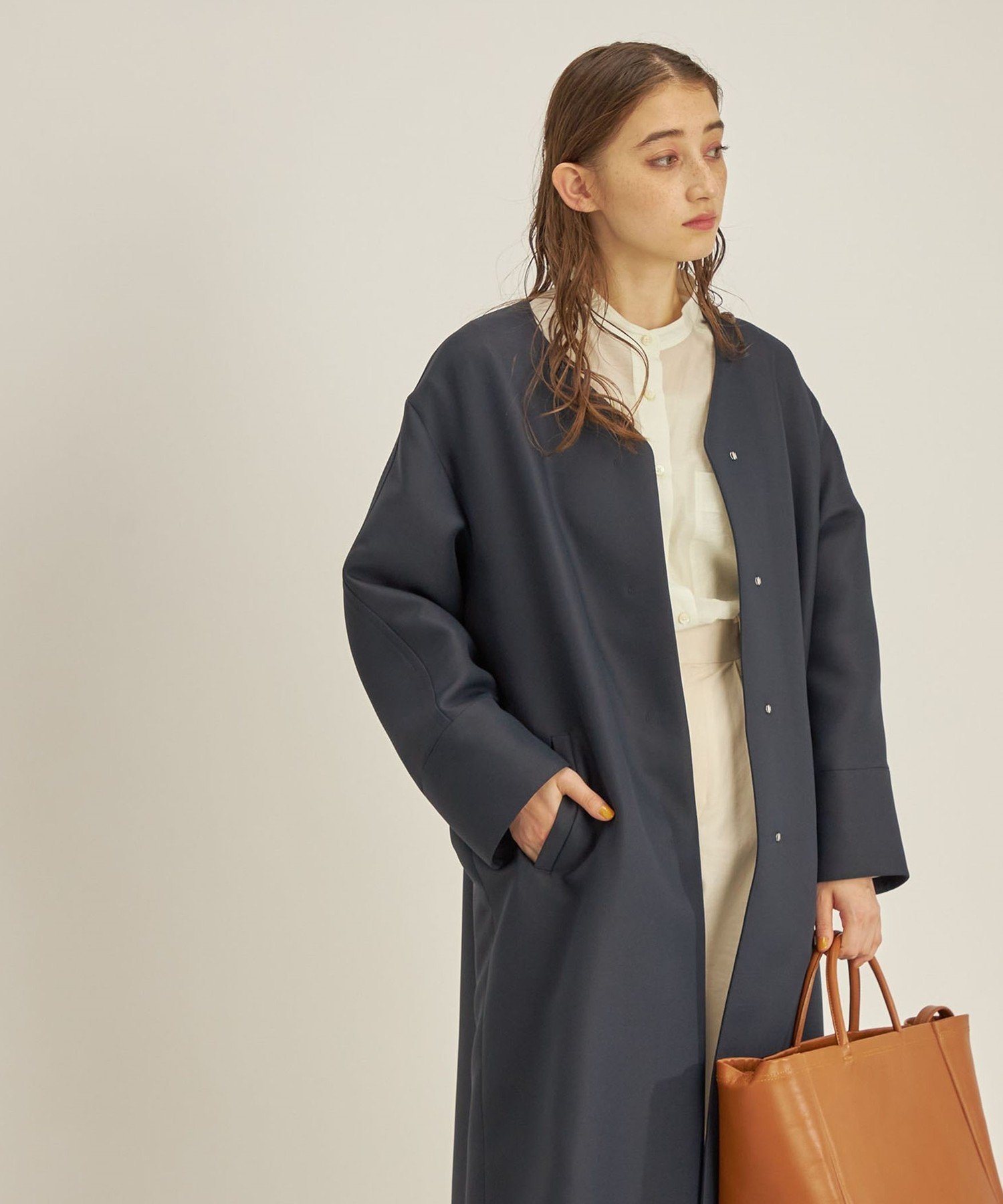 楽天市場】【SALE／80%OFF】T/C ツイル ステンカラー ショート コート