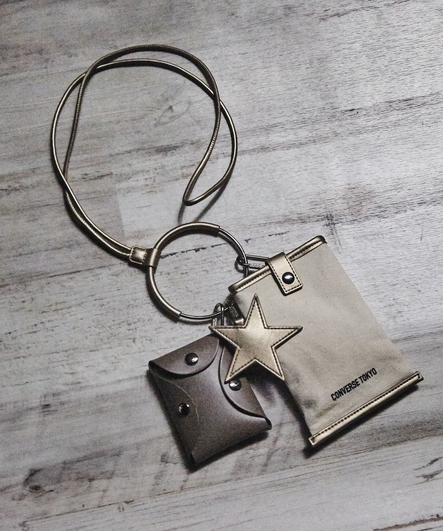 CONVERSE TOKYO CANVAS MULTI RING BAG コンバーストウキョウ バッグ