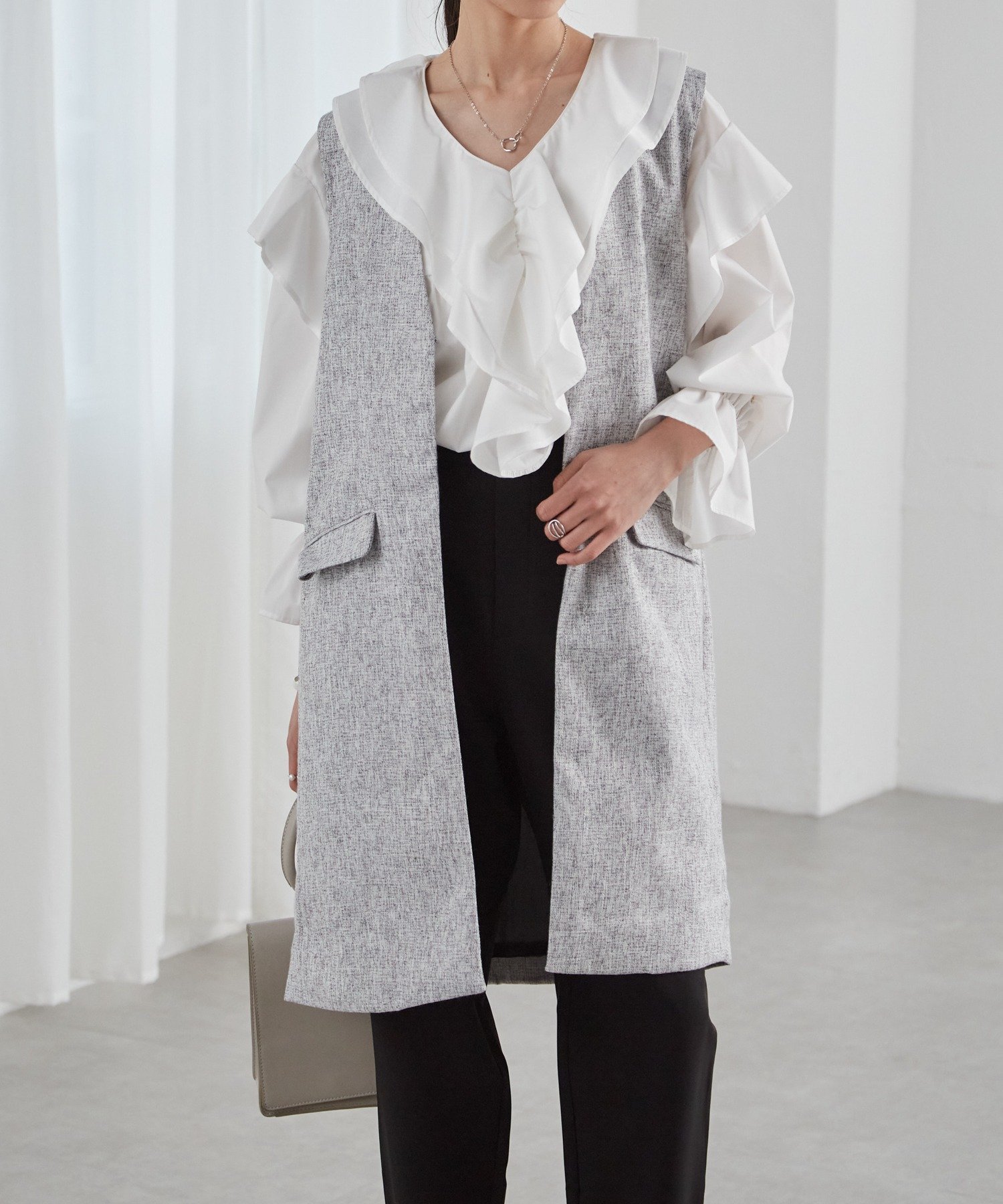 RANAN セットアップ ロングジレ　フォーマル SALE／8%OFF】Ranan Ranan/(W)＜2点セット＞ロングジレ