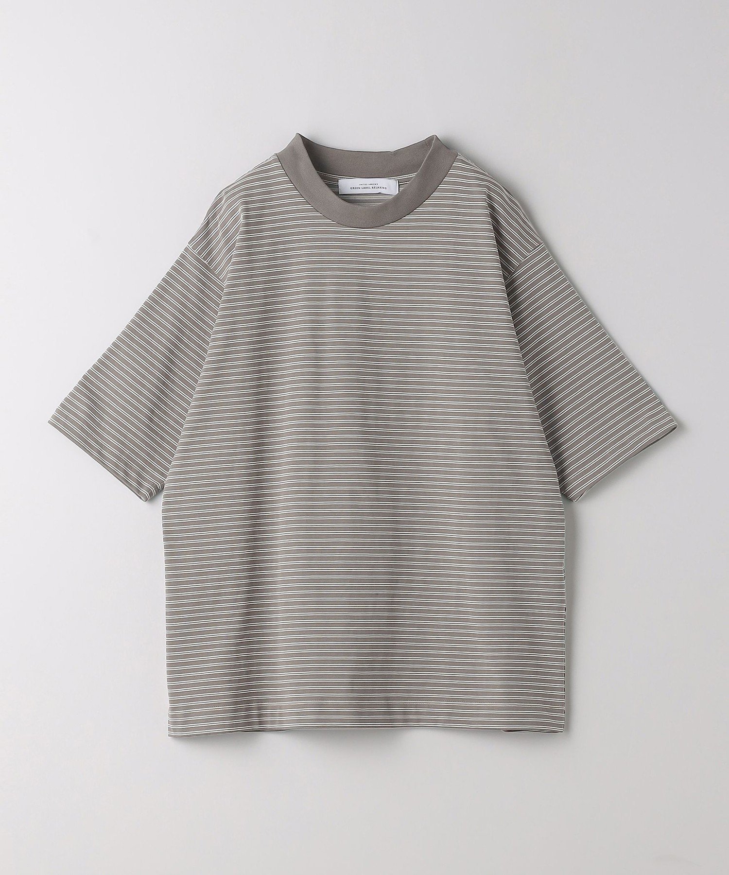 UNITED ARROWS green label relaxing A+C ボーダー ビズ クルーネック