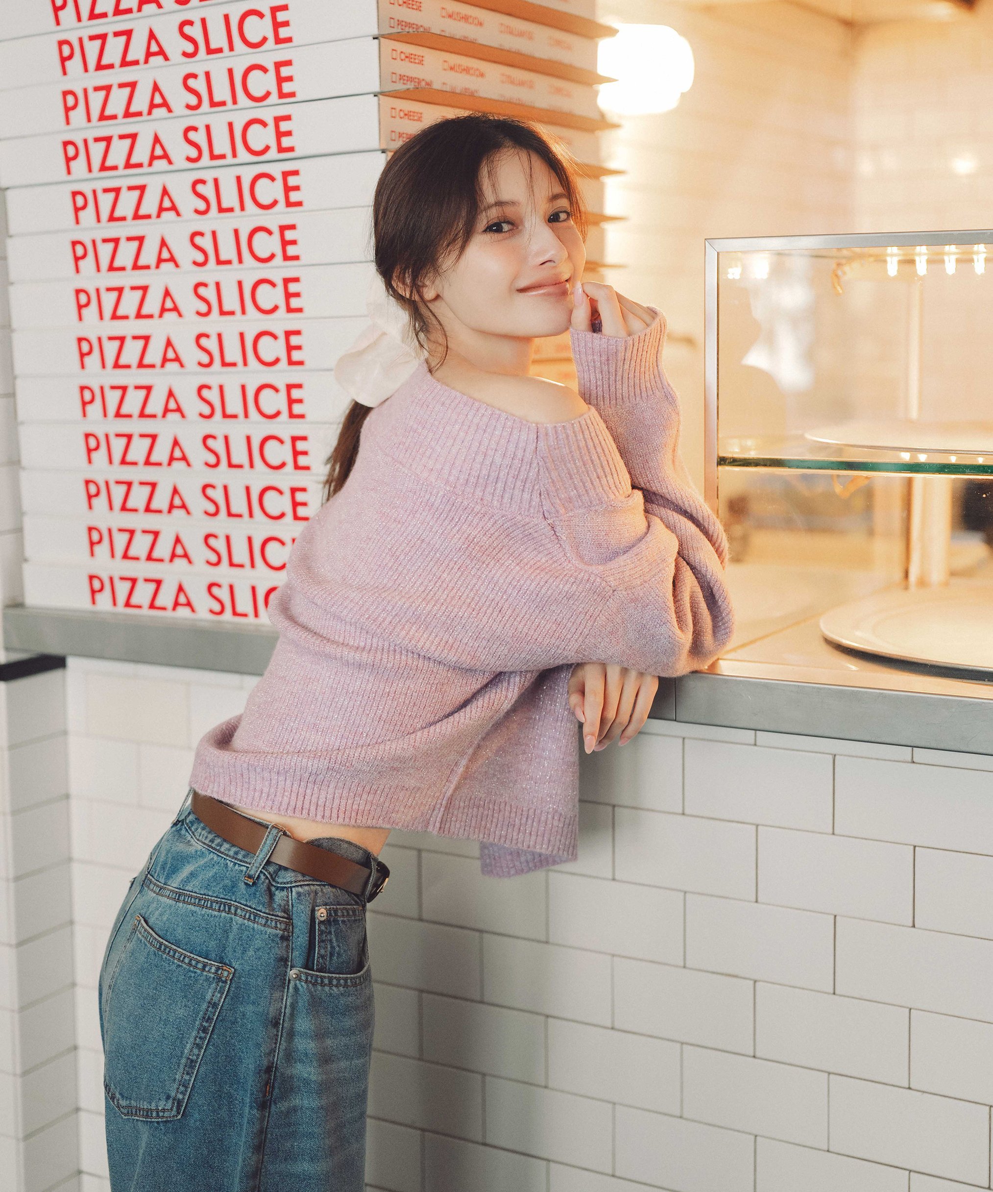 cen.made in Japan/ キモノジャガードブラウス