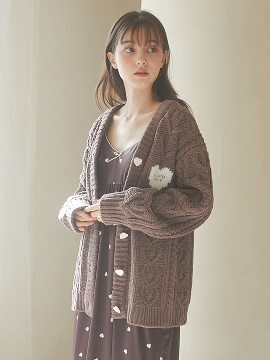 SALE／30%OFF】gelato pique ハートアランカーディガン ジェラートピケ