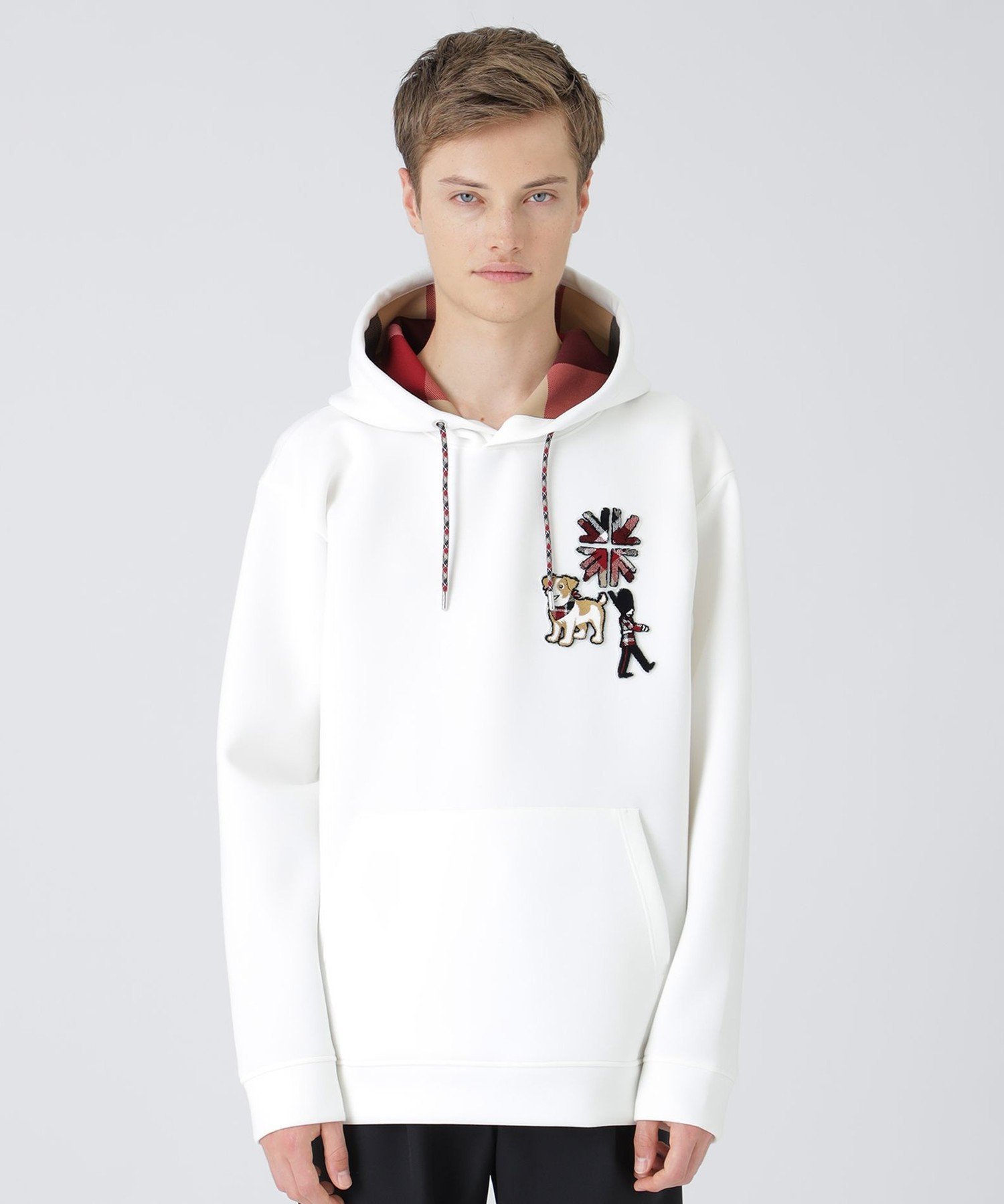 ブルーレーベルクレストブリッジ　ダンボールジップアップパーカー 新品 BURBERRY ブルーレーベルクレストブリッジ ジップアップ