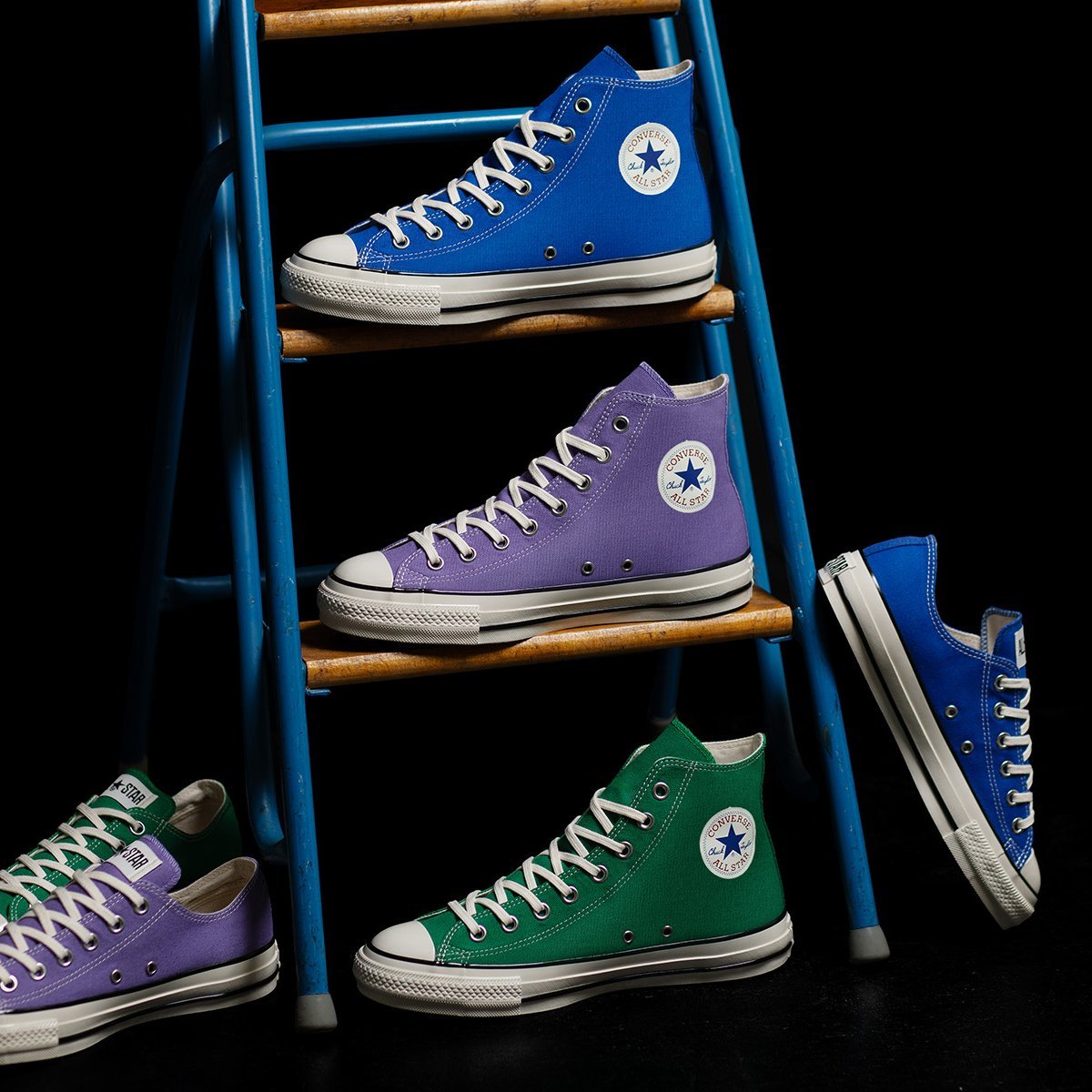 【CONVERSE】 コンバース AS (R) HI BLUE PURPLE 国内発送 CONVERSE コンバース AS (R) HI オールスター 31312311 BLUE