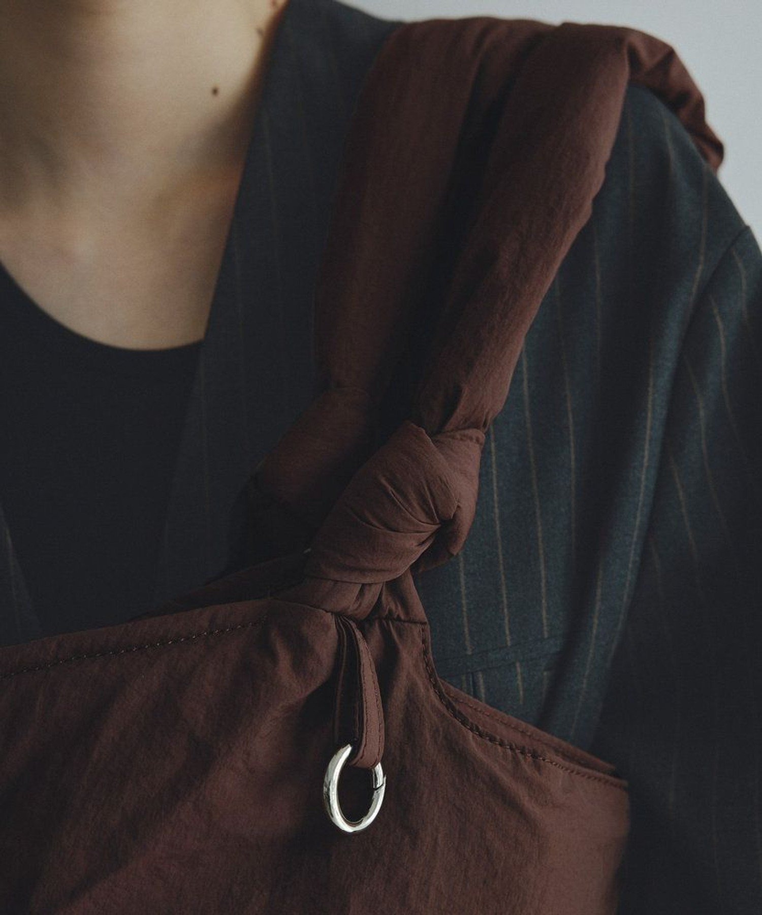 SALON adam et rope' 【WEB限定】パフナイロントートバッグ 4