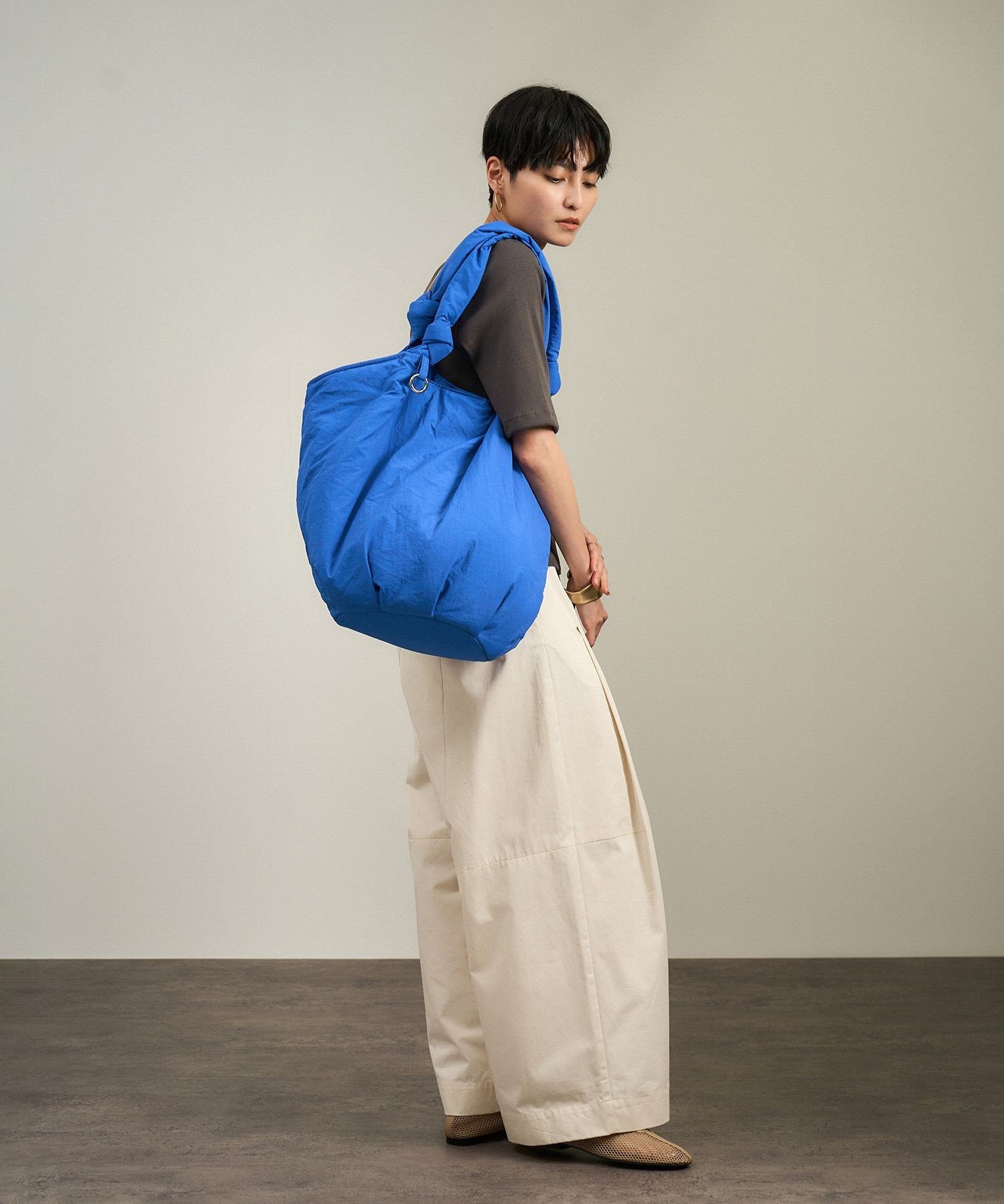 SALON adam et rope' 【WEB限定】パフナイロントートバッグ 4