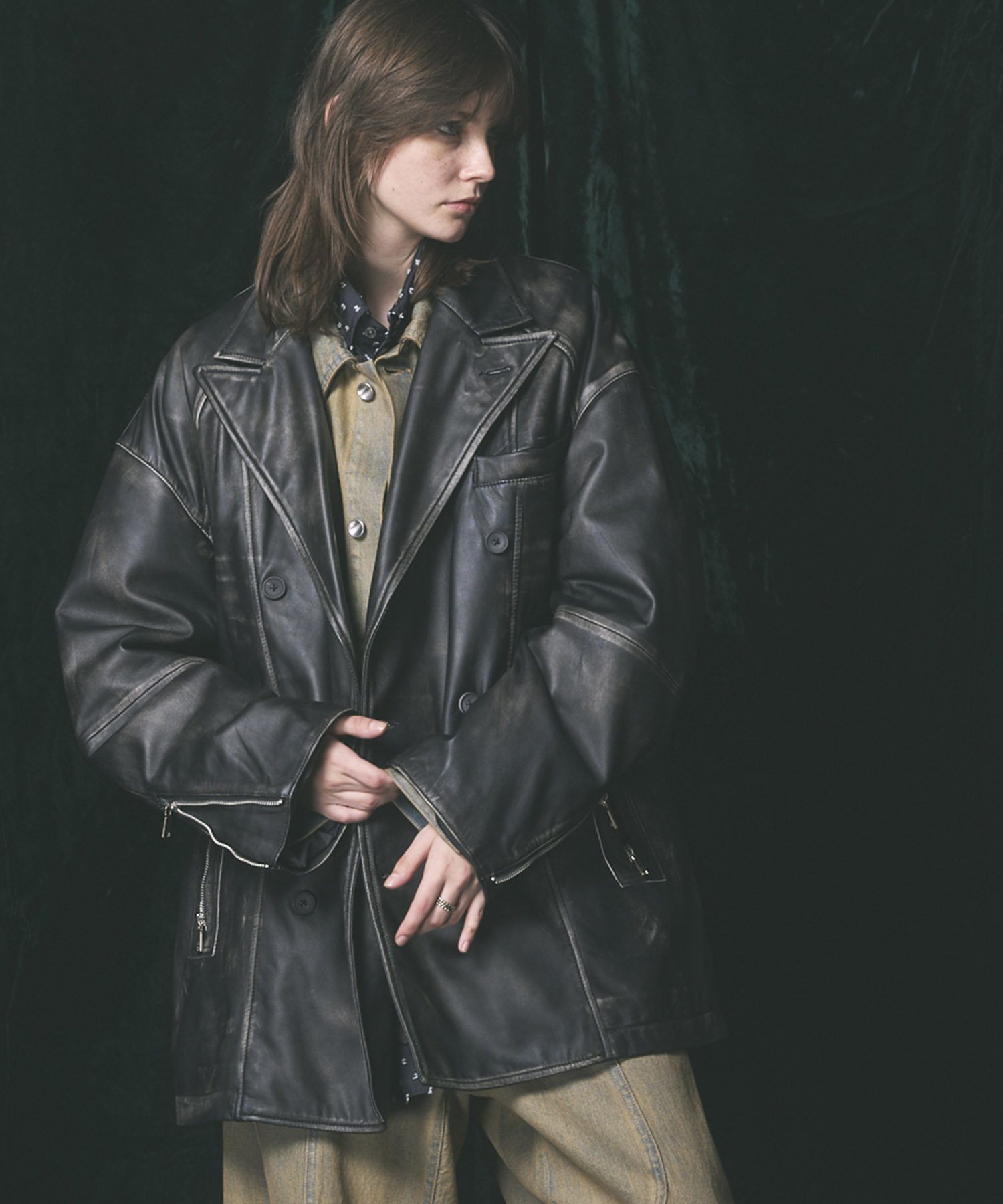 楽天市場】MAISON SPECIAL Sheep Leather Prime-Over Single