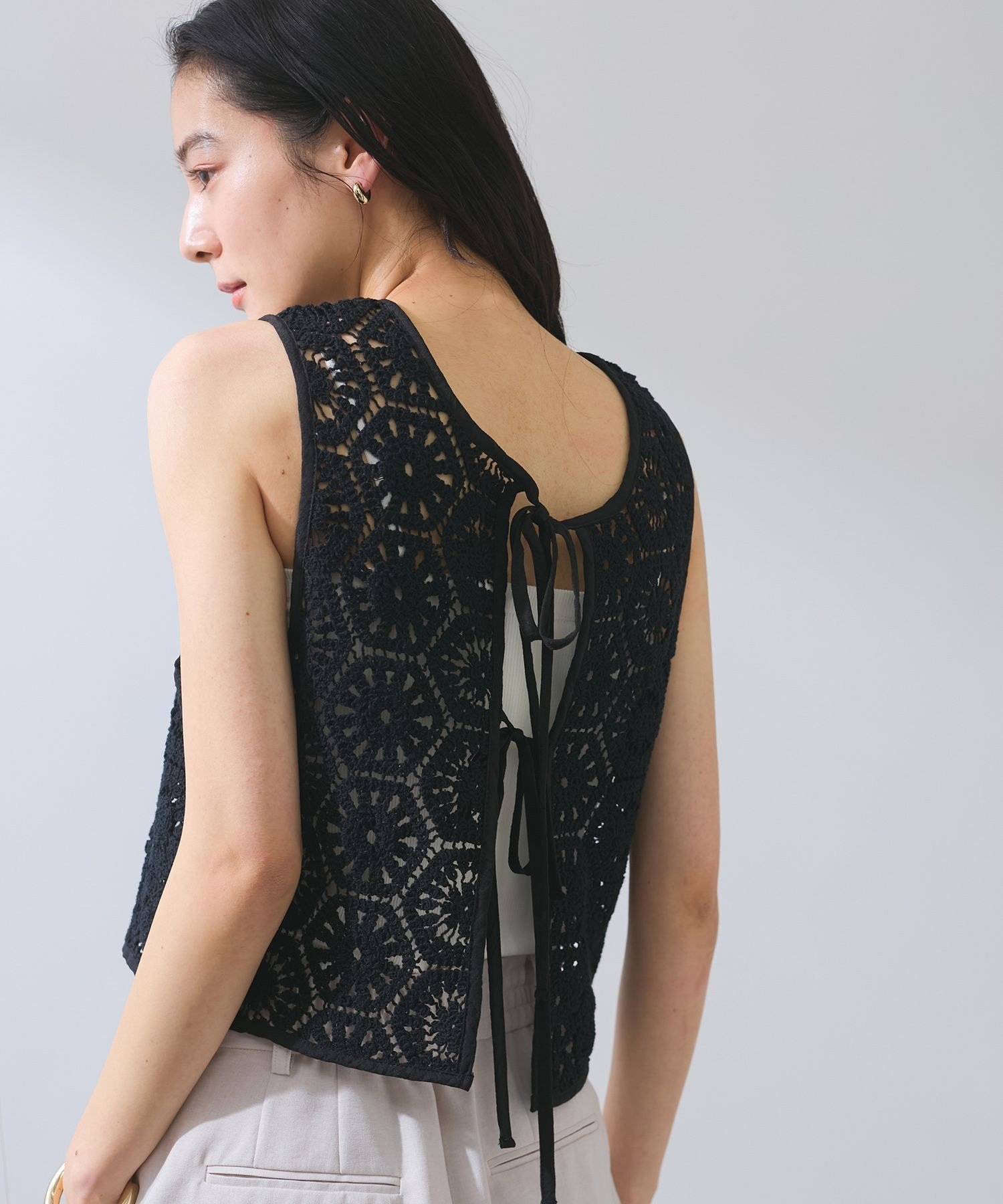 選べるレディース服3点福袋対象商品 バテンレース ベスト（返品交換ギフト包装不可） レディース 女性 かわいい 9号 Mサイズ 夏 春 ジレ コットン100 ショート丈 楽天市場】☆選べるレディース服3点福袋対象商品☆レースだけで