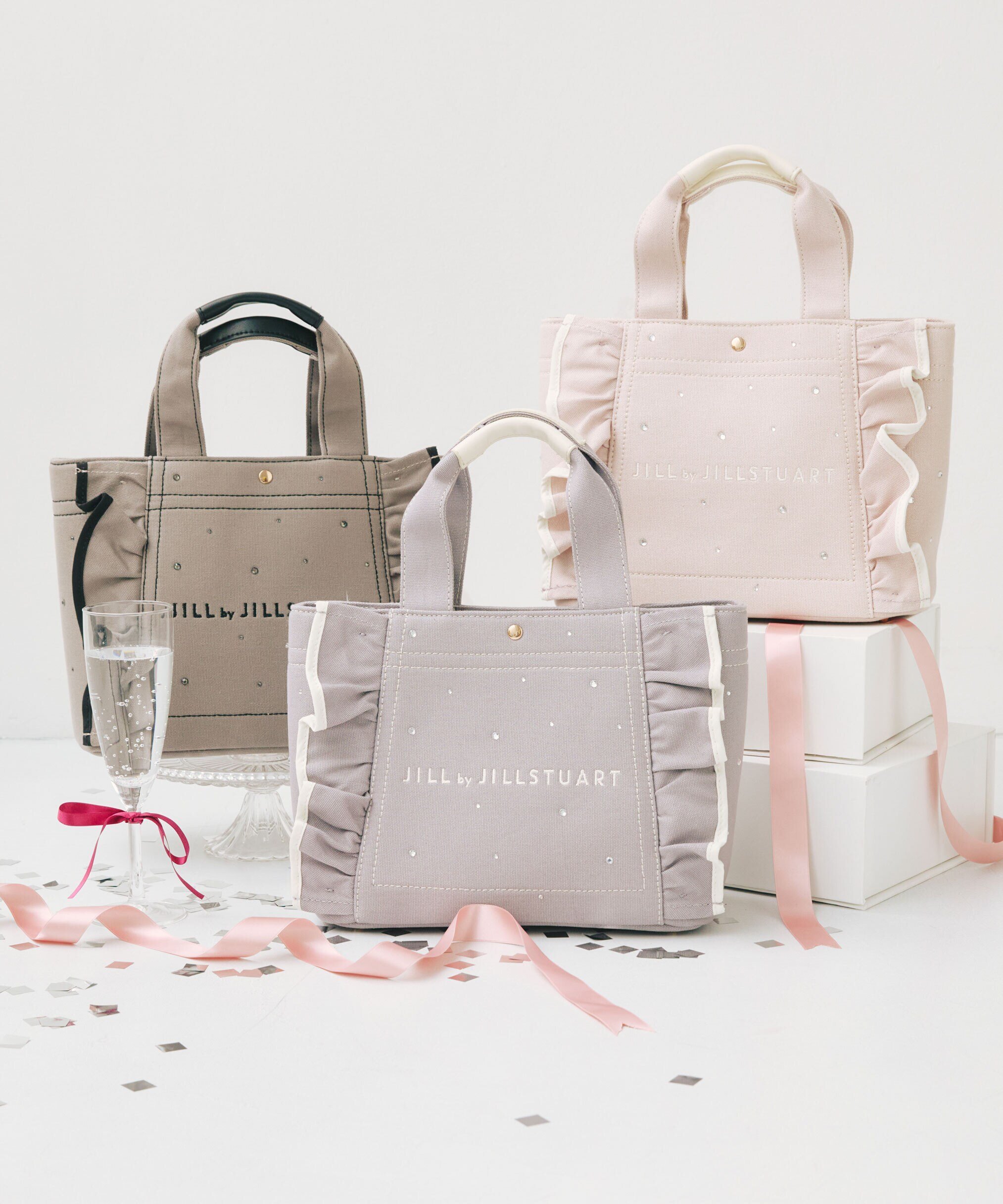 JILL by JILL STUART ビジューフリルトート ジル バイ ジル 