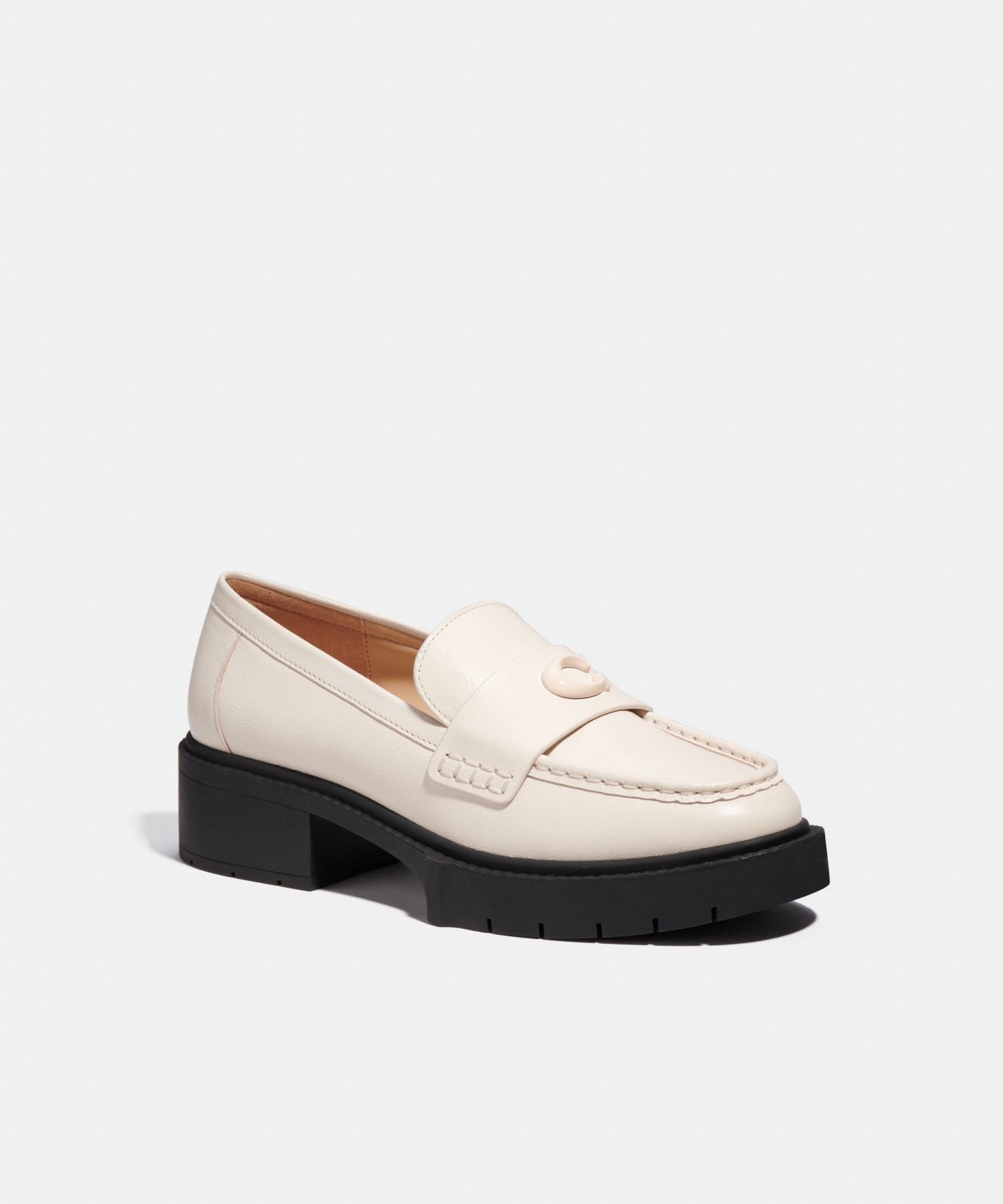楽天市場】COACH コーチ ローファー LEAH LOAFER リア CB990