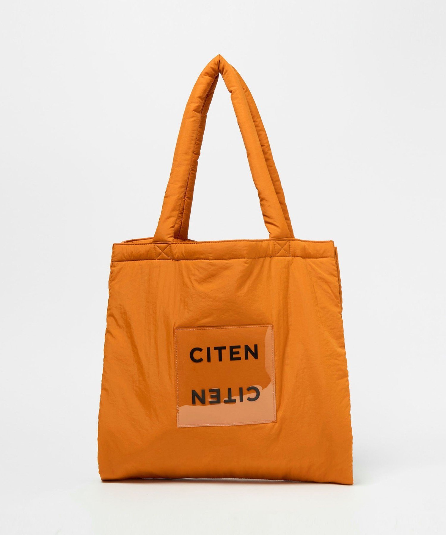 CITEN ＜CITEN＞ パデッド クリア ロゴ トートバッグ シテン バッグ 