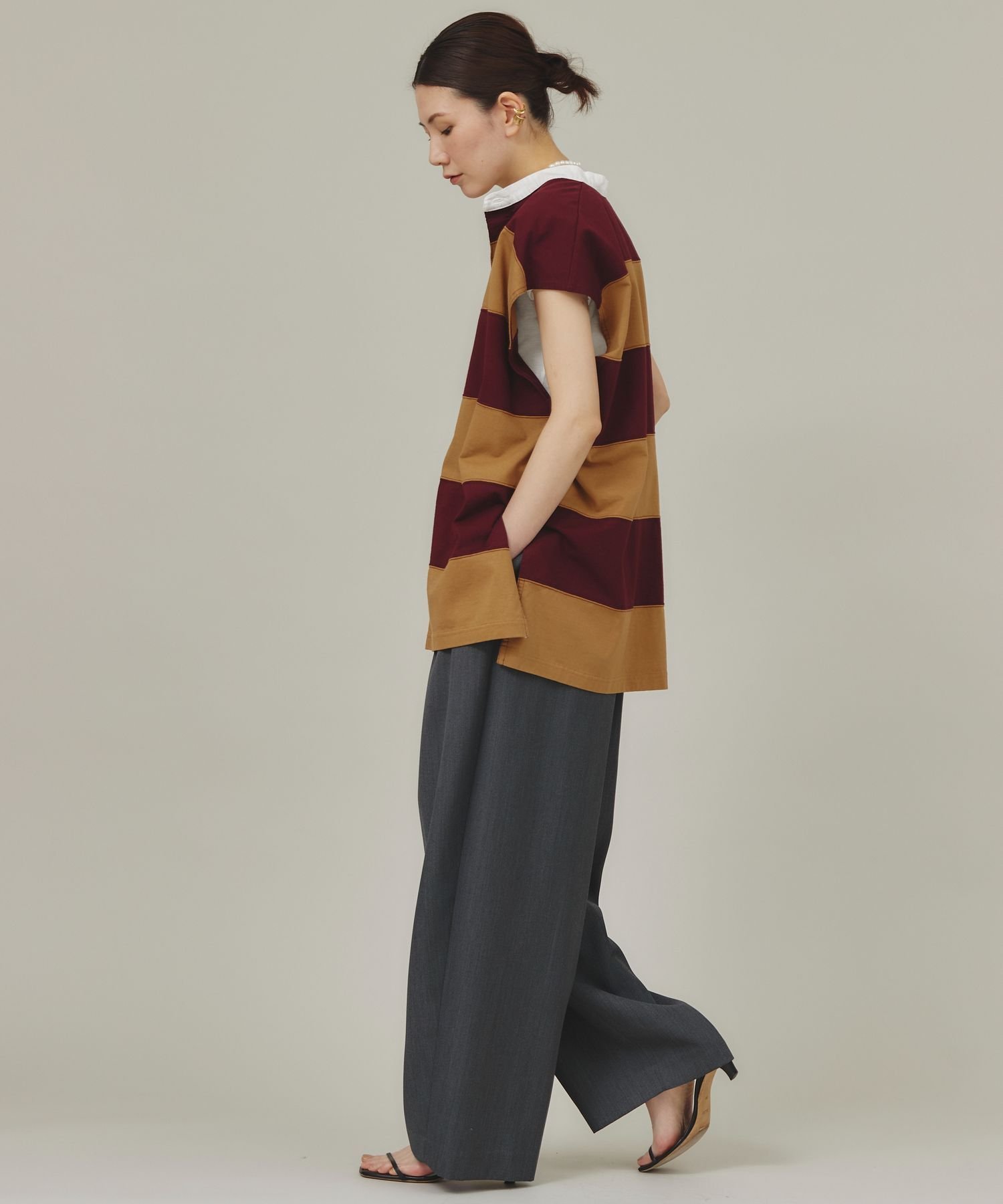 Curensology ドスキンツータックパンツ カレンソロジー パンツ