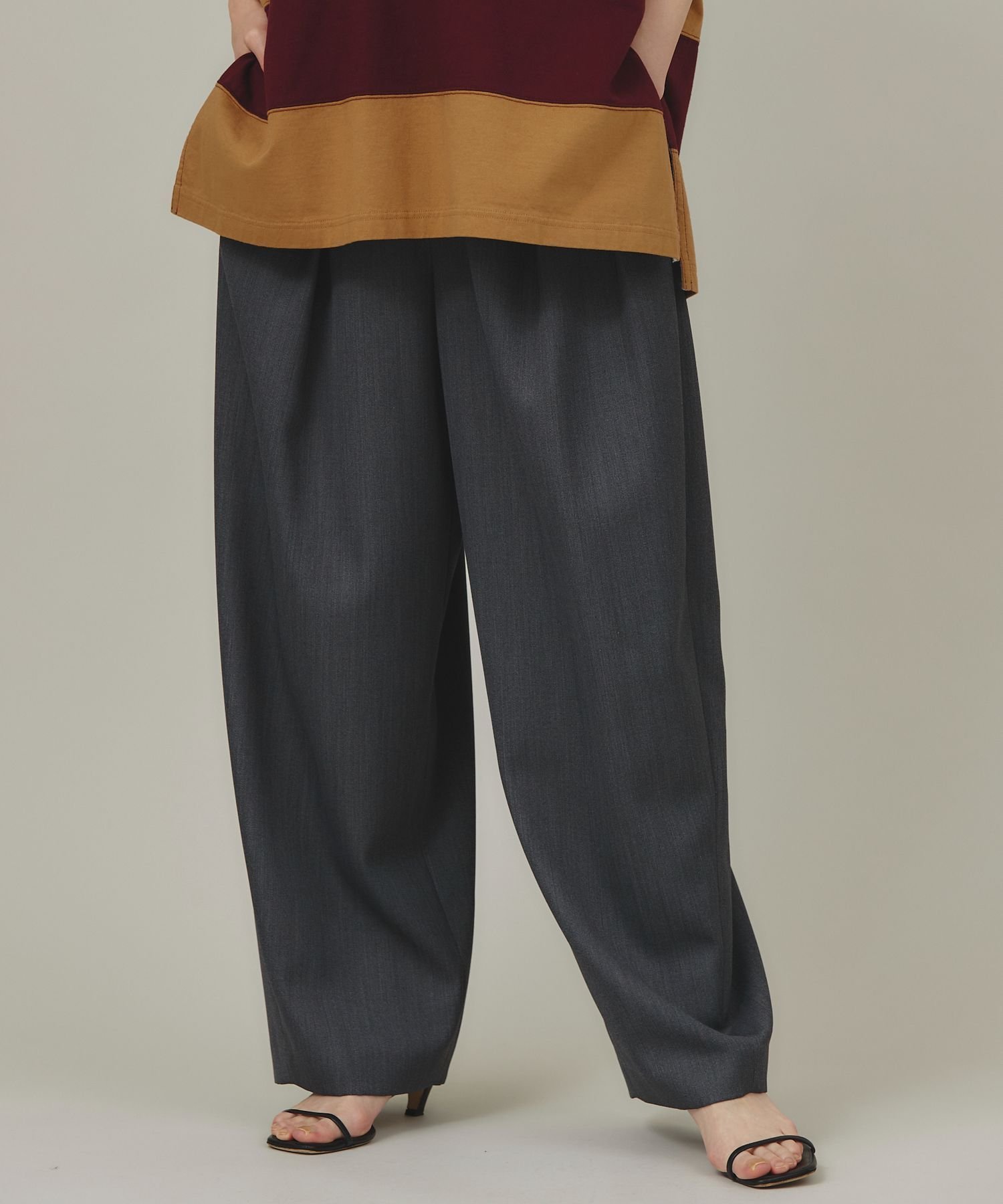 新品culensology(カレンソロジー)ドスキンツータックパンツ　36 Curensology(カレンソロジー)/ドスキンツータックパンツ（その他