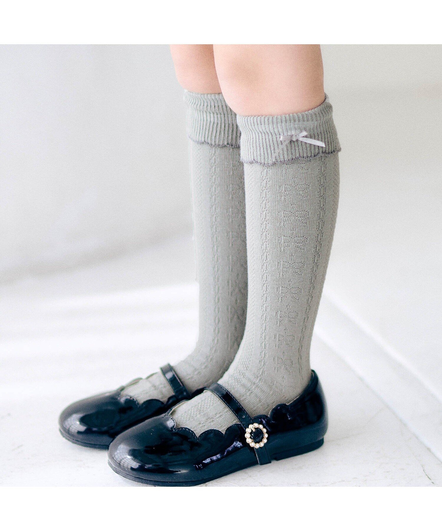 楽天市場】petit main （プティマイン）入卒リボンつきハイソックス