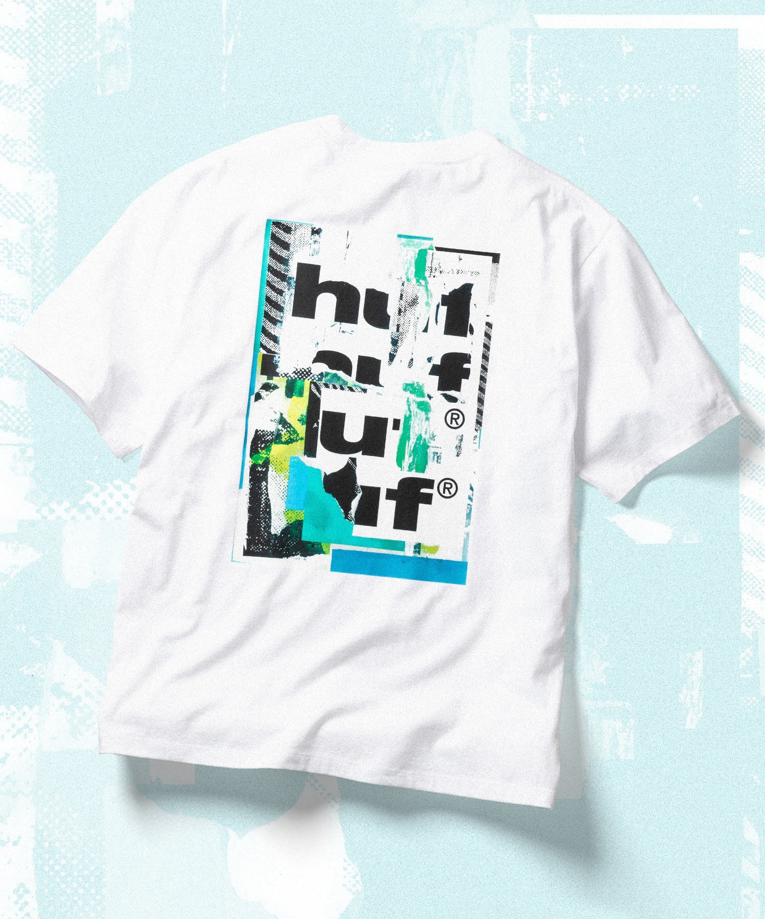 Tシャツ・カットソー HUF Men T-shirt White TS02401 WHITE 楽天市場】ハフ 半袖Tシャツ メンズ レディース GIANT S／S TEE