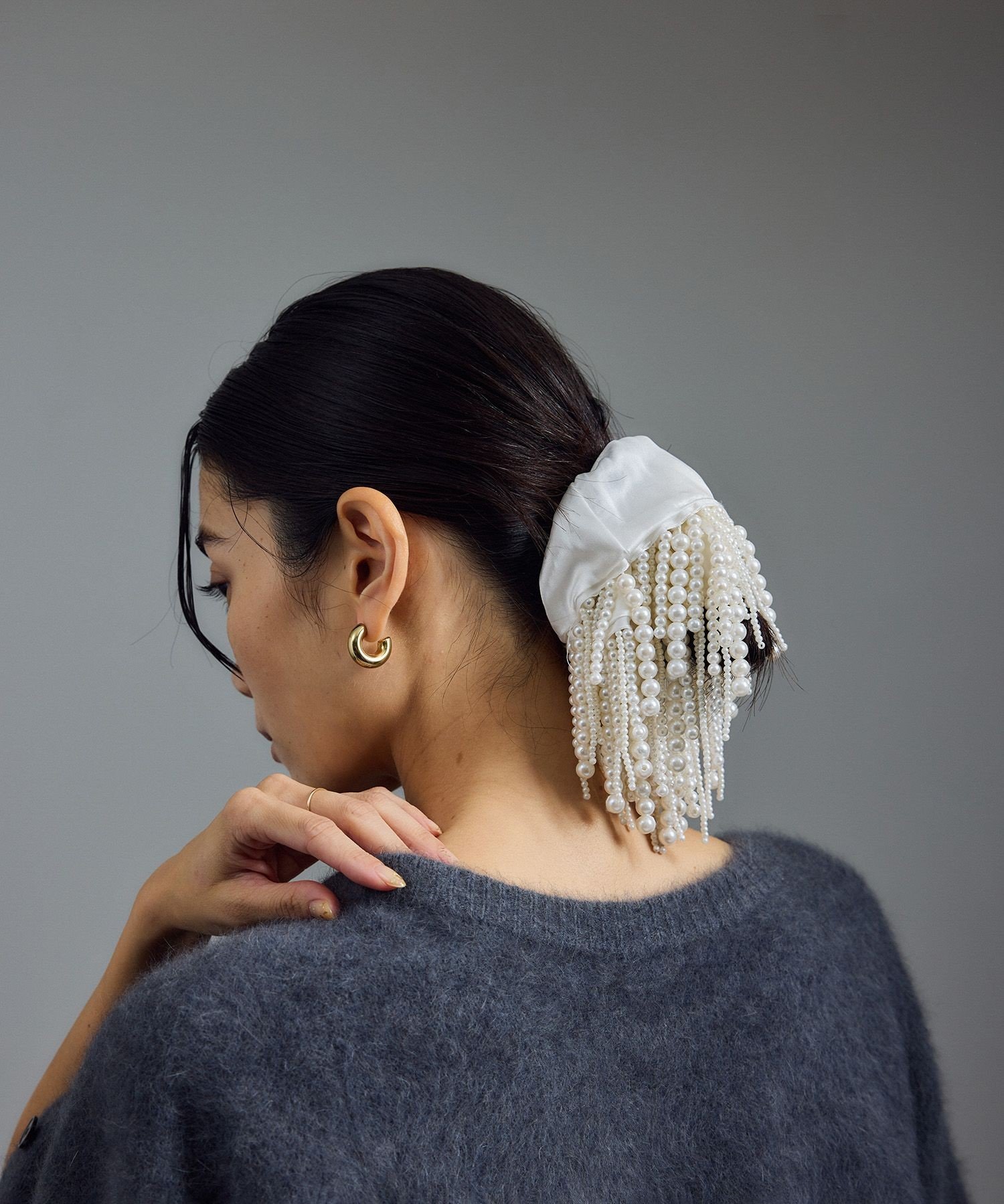 SASKIA DIEZ サスキアディツ BOLD HAIR TIE ヘアゴム ca000-89912-d06b.jpg