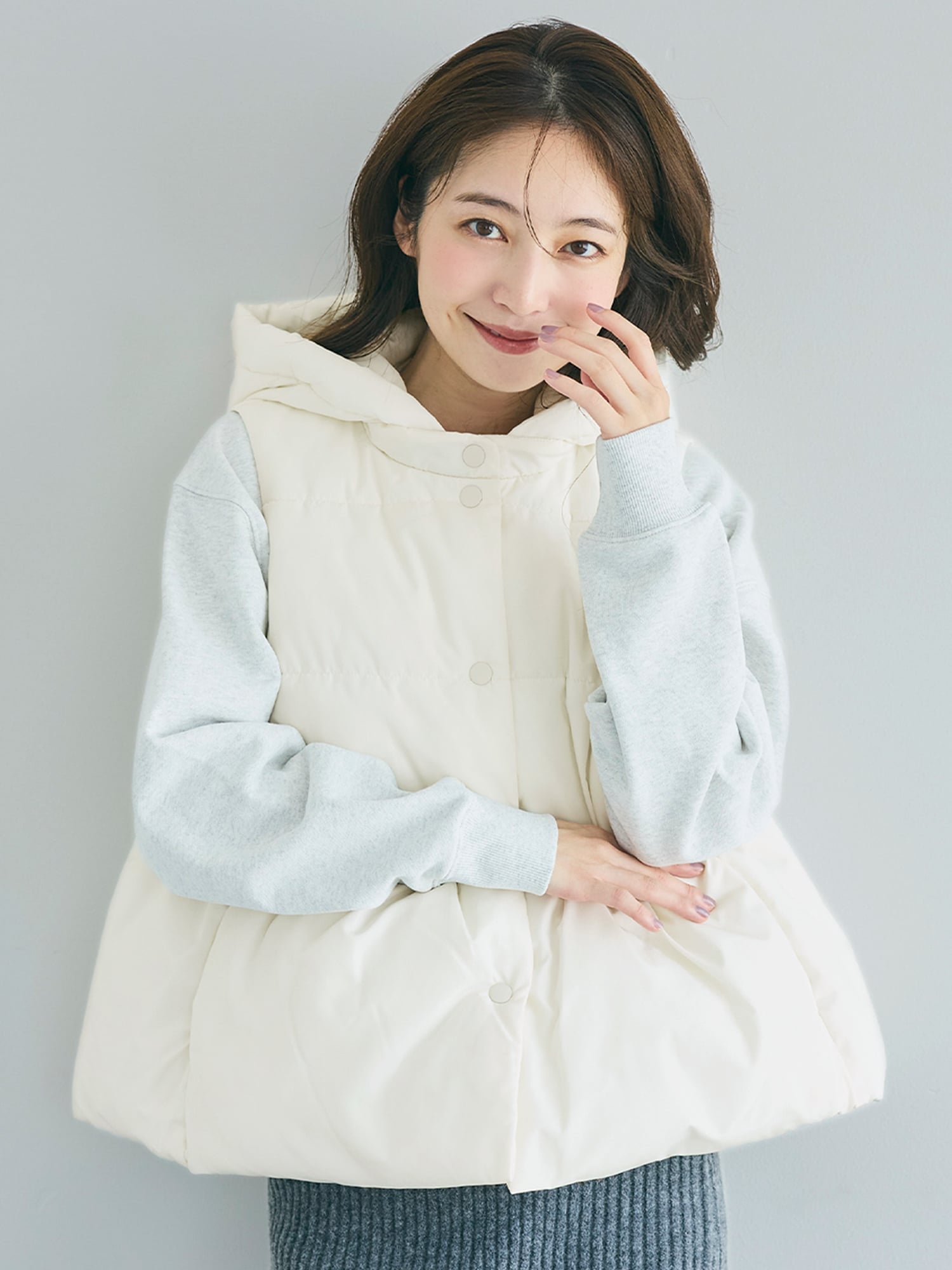 SALE／50%OFF】Mila Owen スリットスリーブノーカラージャケット