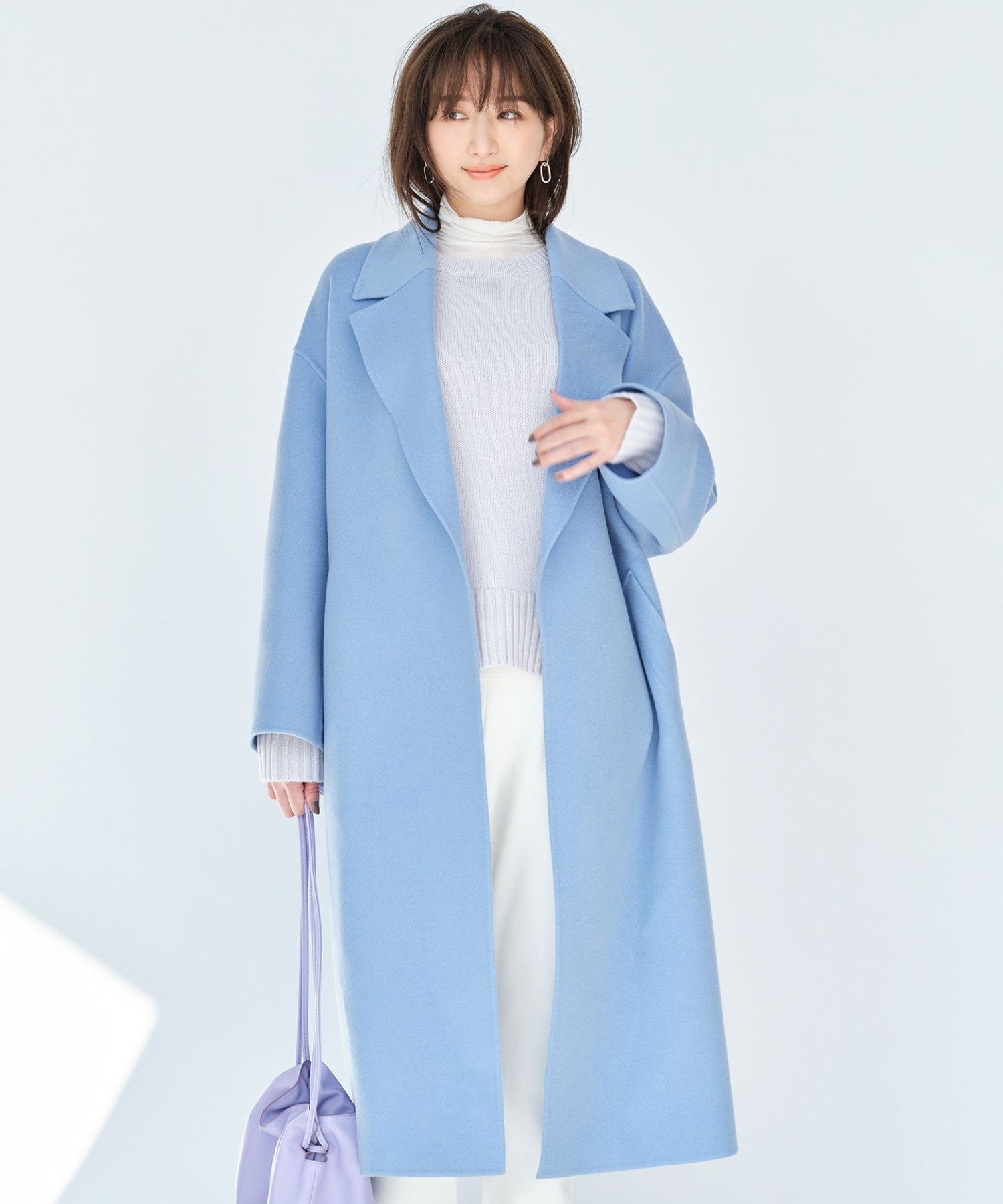 23区 L 【otonaMUSE掲載】MANTECOリバー ロング コート ニジュウサンク 