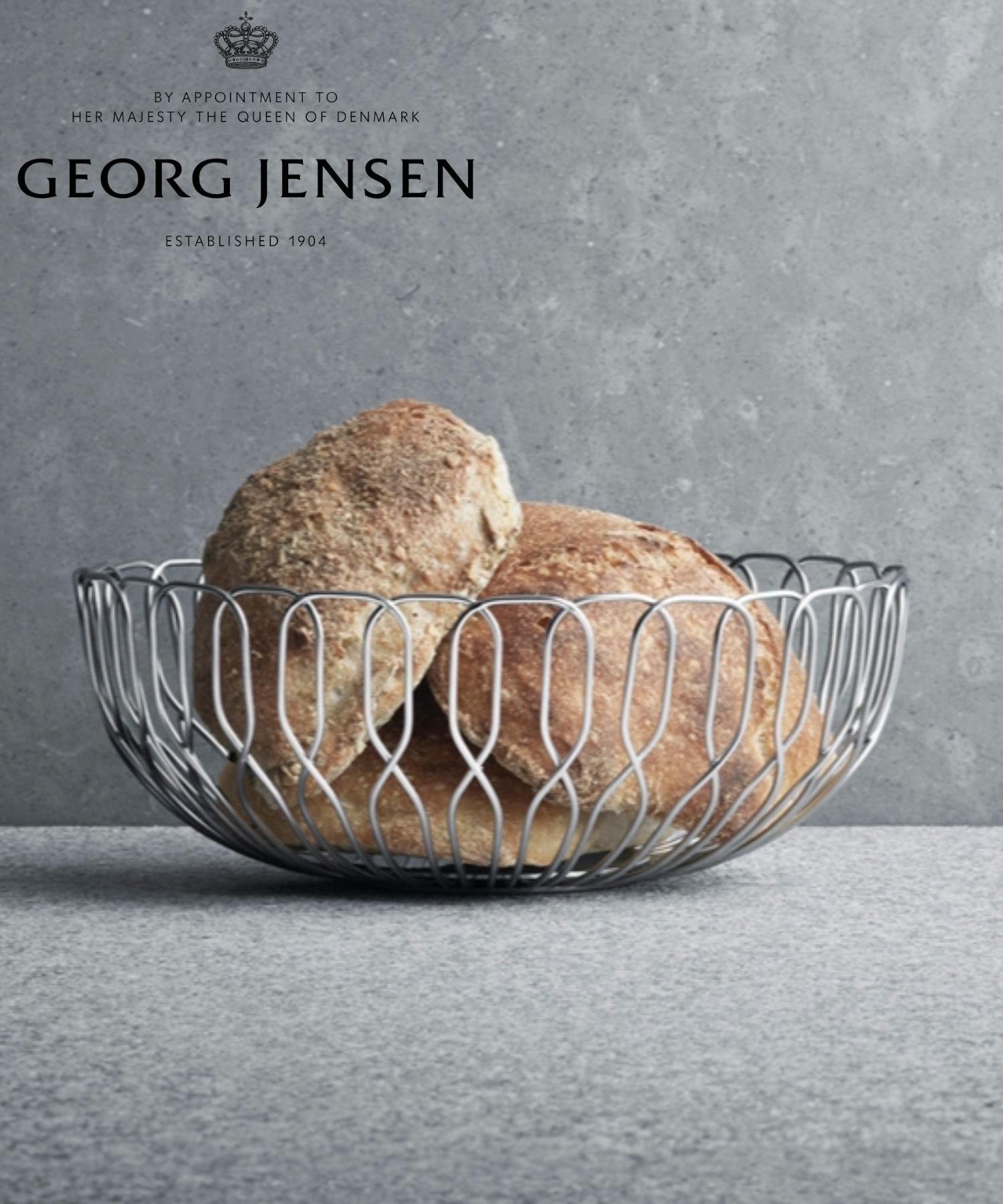 楽天市場】Georg Jensen ジョージ ジェンセン Alfredo Bread Basket