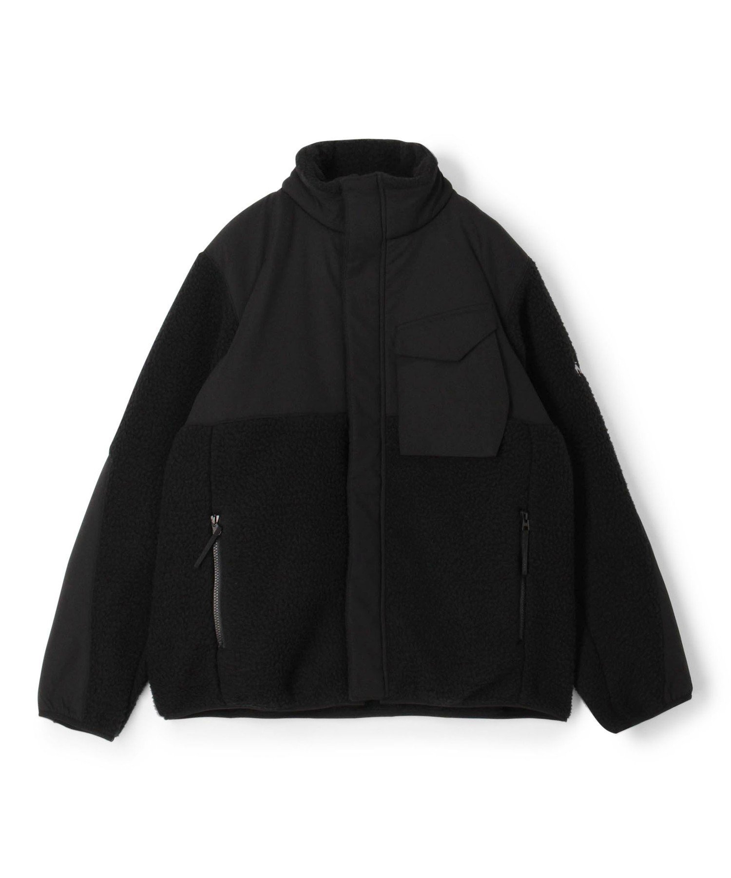 デサント オルテライン カラーレス ストレッチブルゾン 未使用 DESCENTE ALLTERRAIN のライトアウター、「COLLARLESS STRETCH