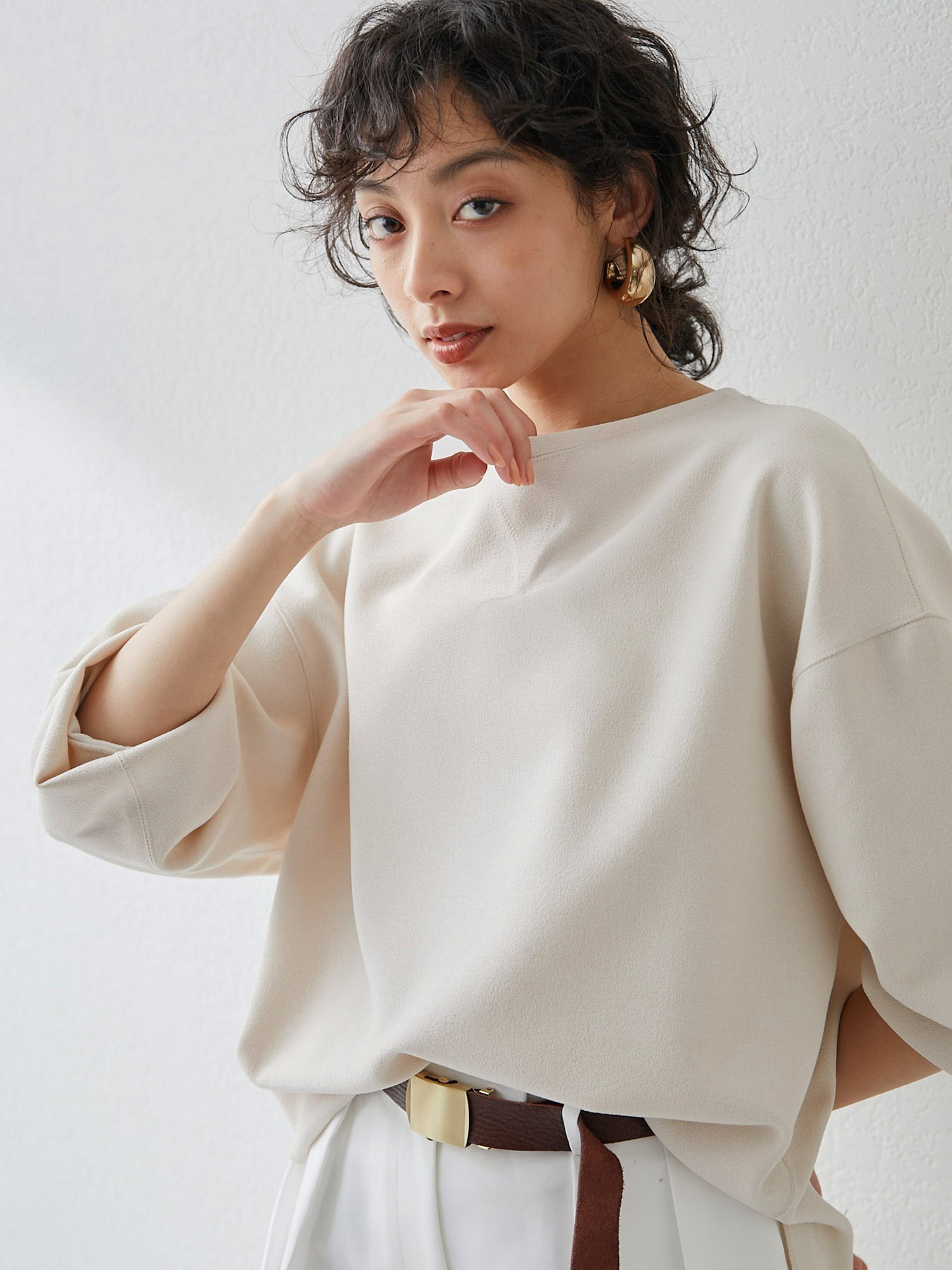 Whim Gazette Vガゼットプルオーバー ウィム ガゼット トップス シャツ 