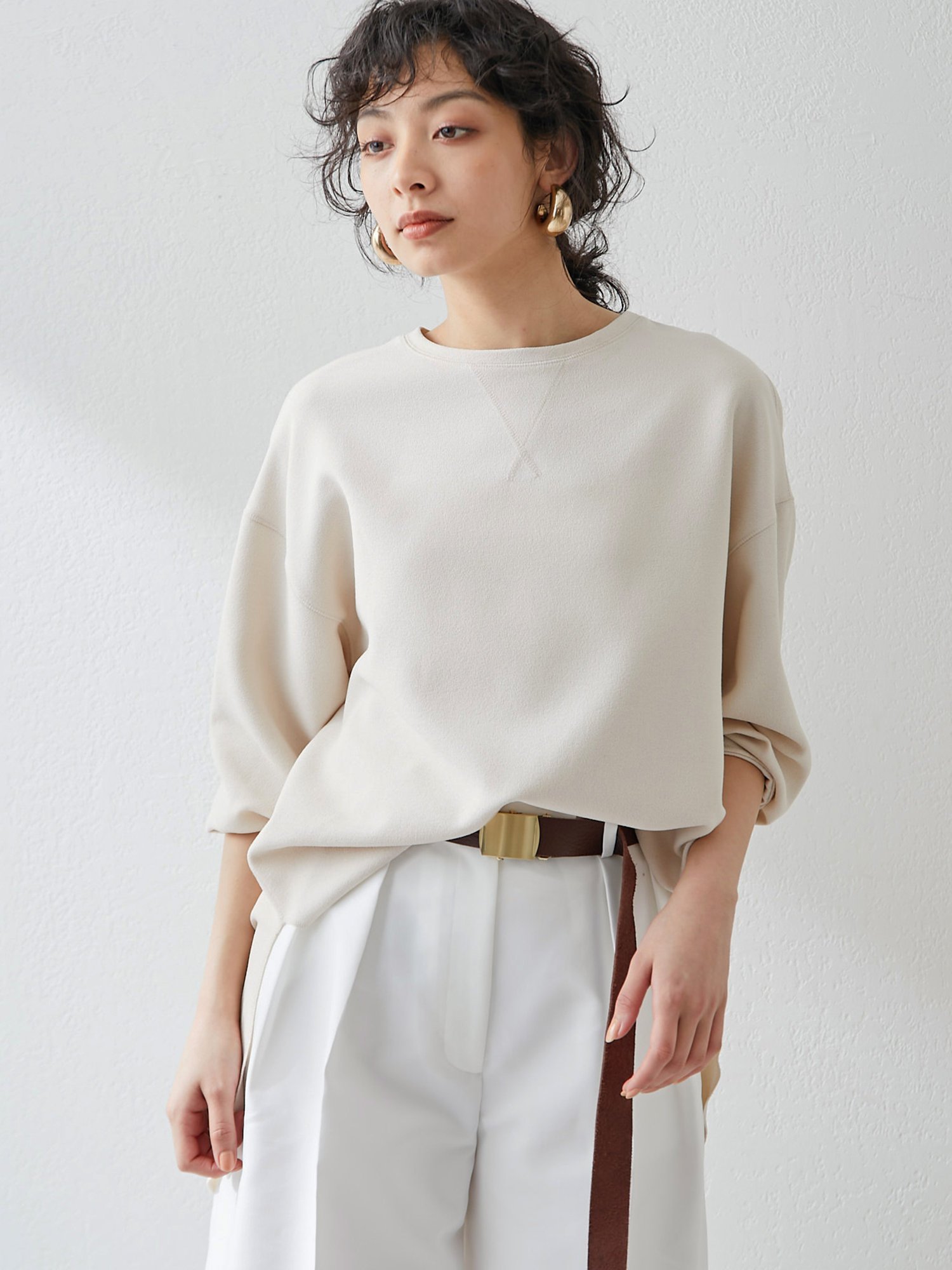 Whim Gazette Vガゼットプルオーバー ウィム ガゼット トップス