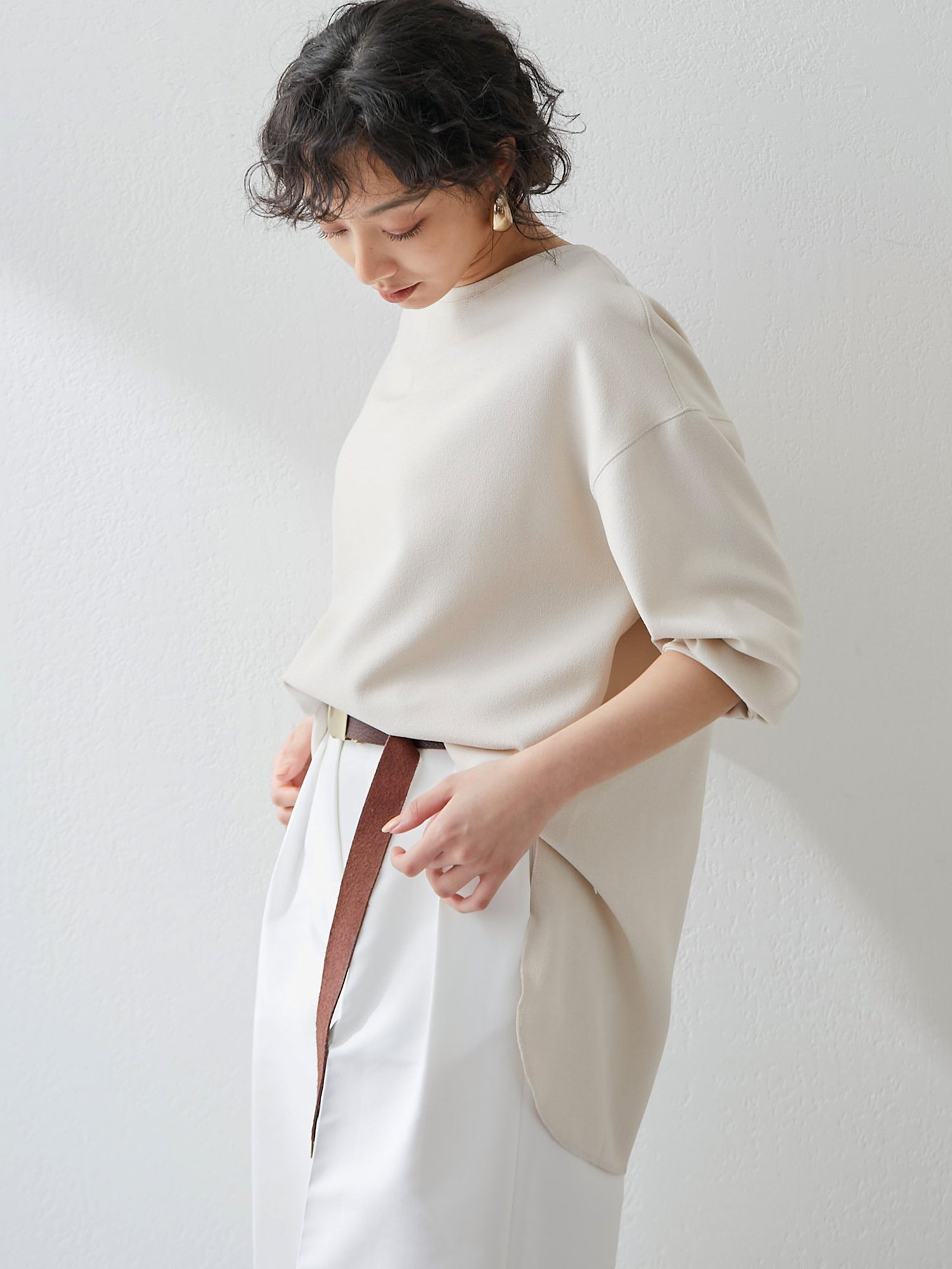 Whim Gazette Vガゼットプルオーバー ウィム ガゼット トップス