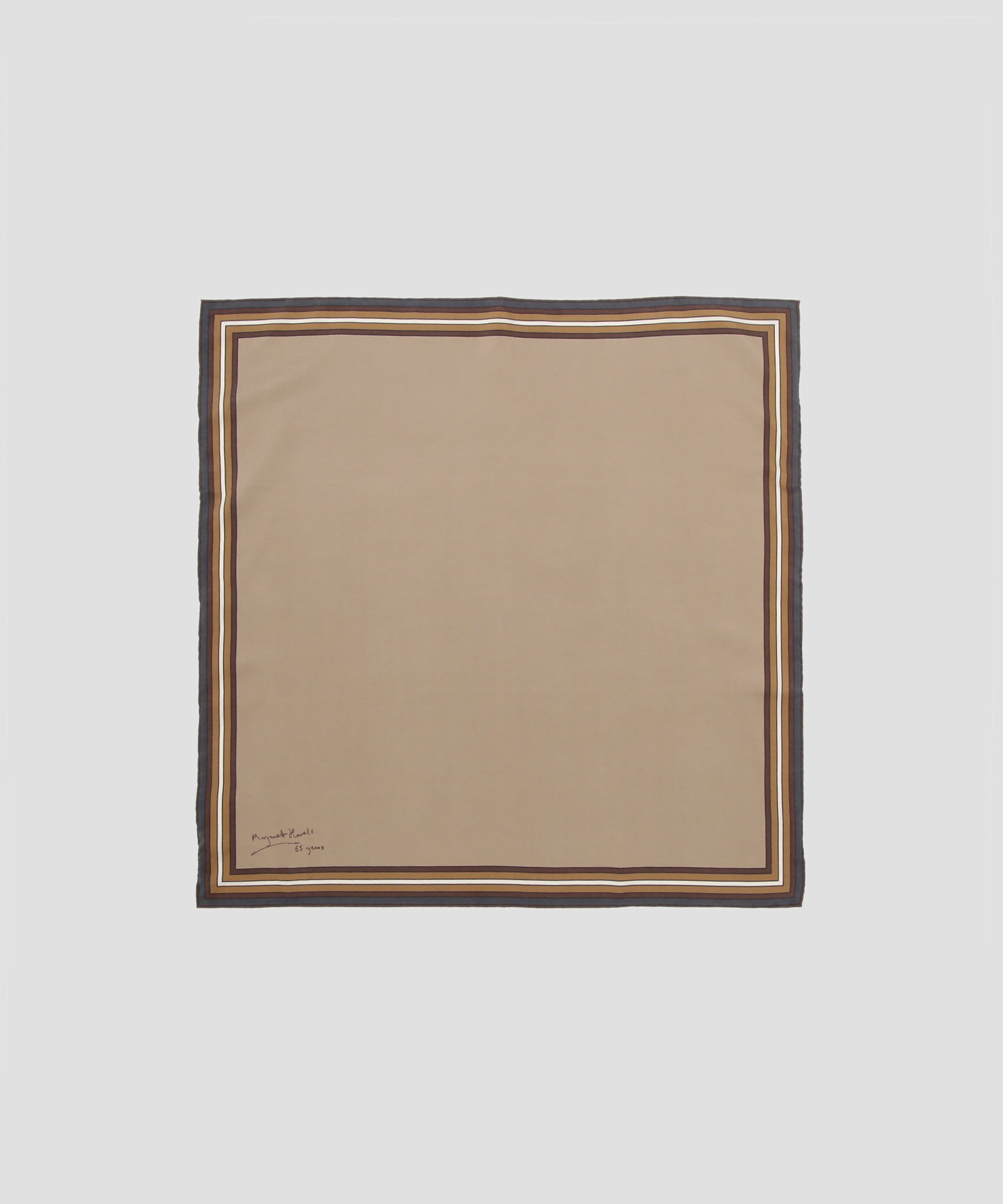 マーガレットハウエル　マフラー　ブラウン　リバーシブル　ユニセックス マーガレットハウエル マフラー ブラウン リバーシブル ユニ