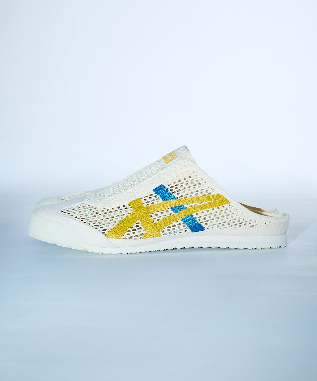 オニツカタイガー ベージュ ストラップ付き厚底サンダル Onitsuka Tiger 「Onitsuka Tiger」 フラットサンダル 22.5