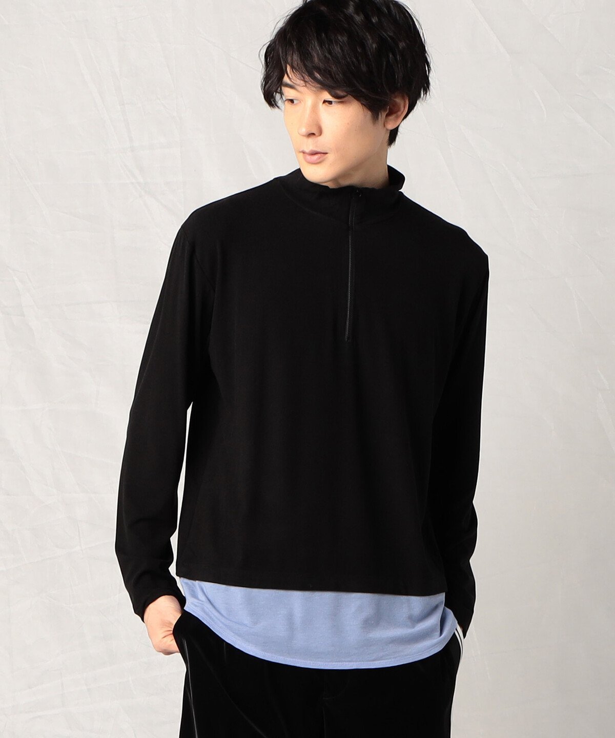 AD2003 コムデギャルソンオム 田中オム ジップ スウェット 黒 COMME