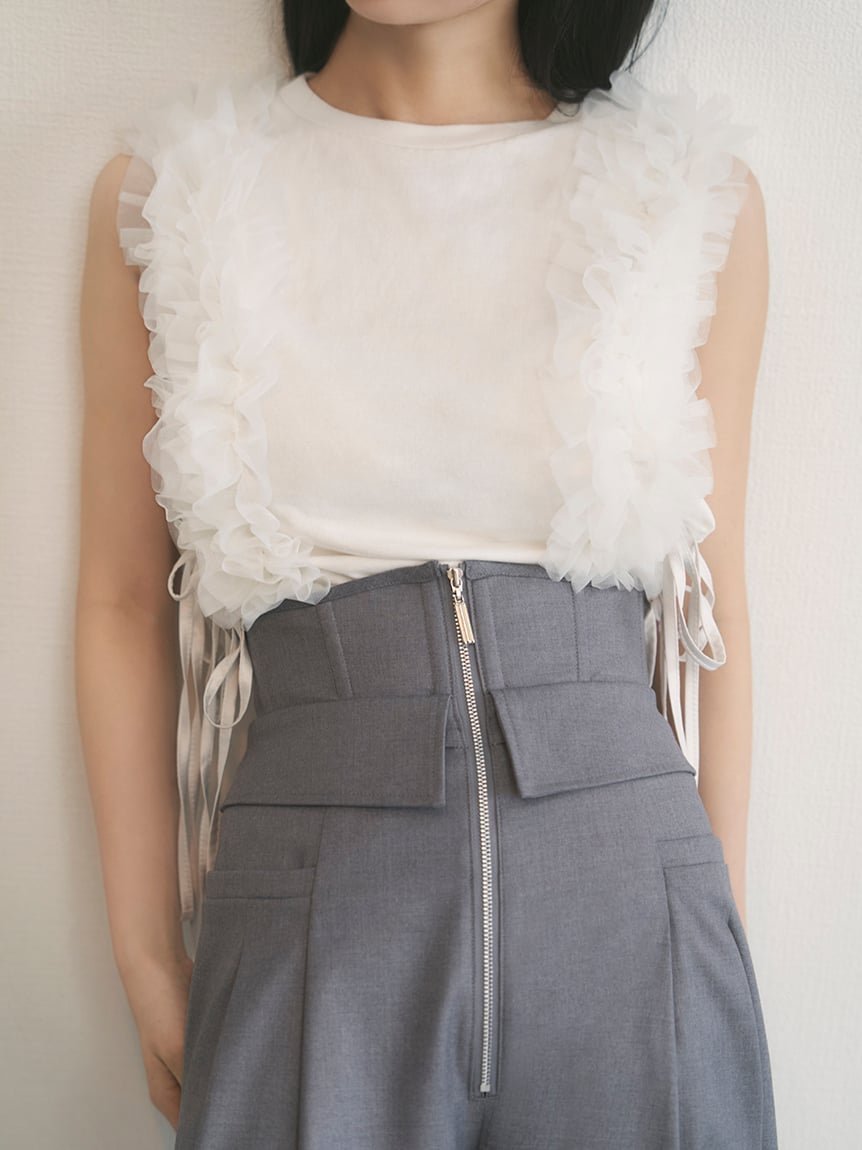 SALE／50%OFF】SNIDEL ノースリチュールカットTOPS スナイデル  
