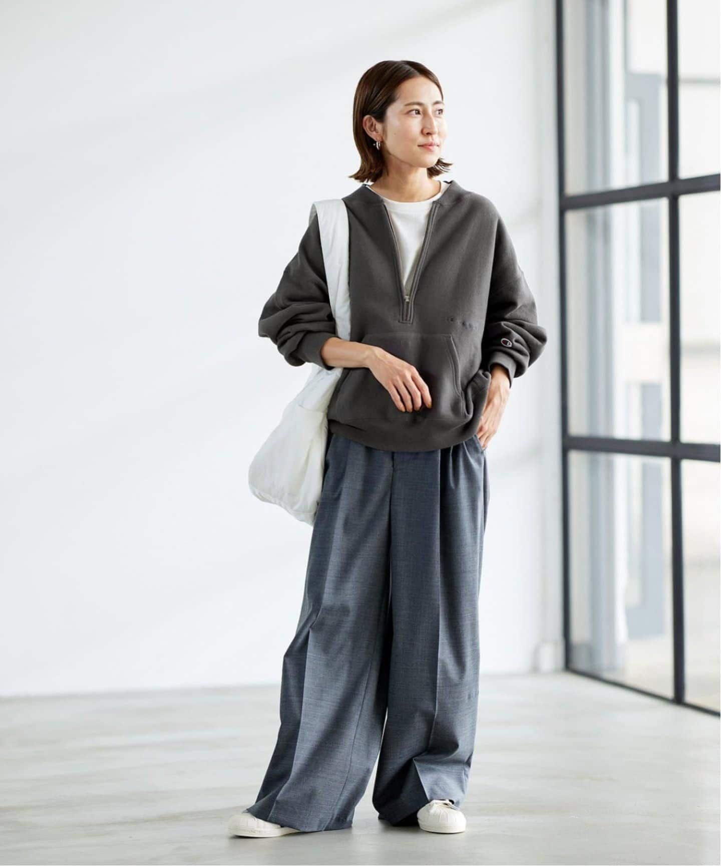 FRAMeWORK ≪追加≫Champion/チャンピオン 別注ハーフZIPリバース