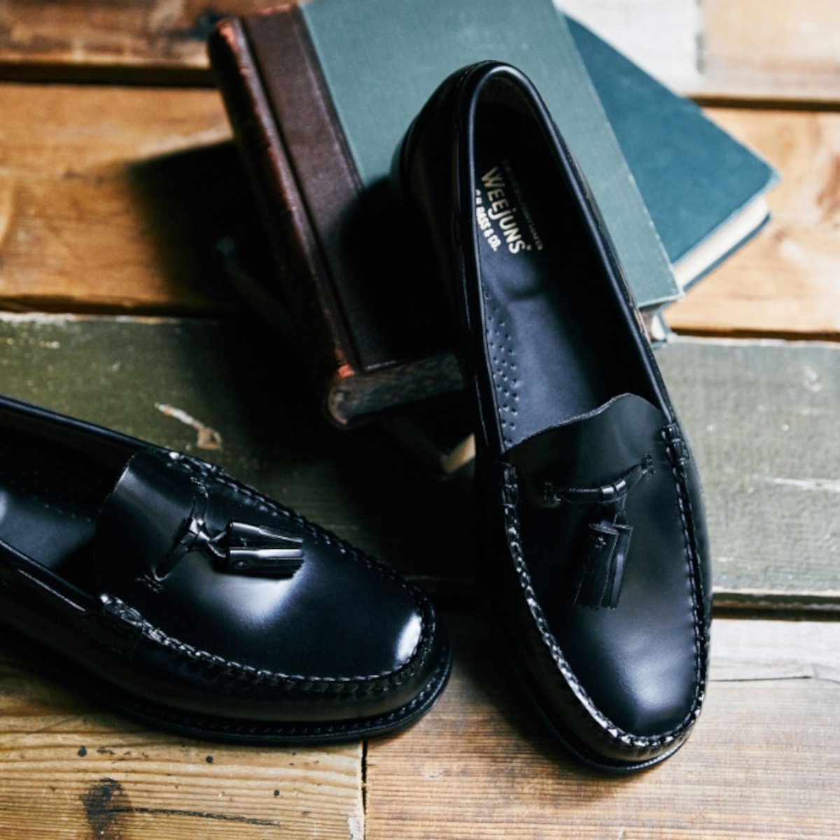 G.H. BASS & CO. WEEJUNS ブラックローファー G.H. Bass & Co. Easy Weejuns Larson ローファー | ブラック