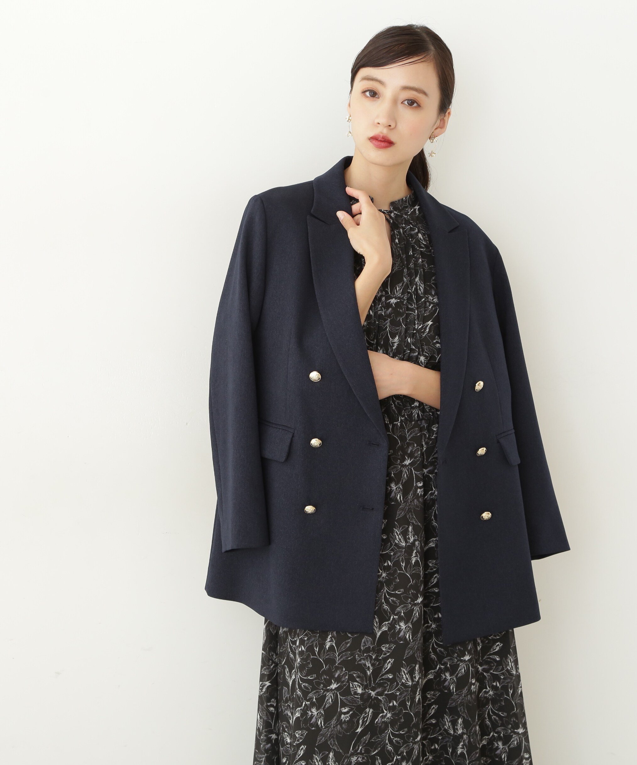 JILL by JILL STUART ネイビー　ジャケット M テーラードジャケット | JILL by JILL STUART（ジル バイ ジル