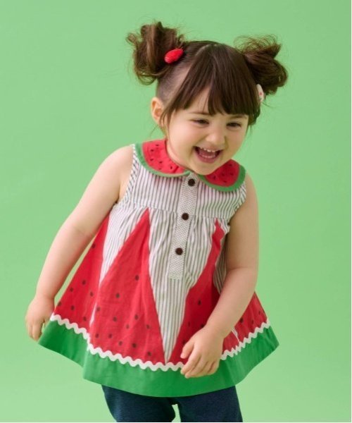 ベイビーチアー babycheer スイカワンピース すいかワンピース スイカワンピース（ミドルワンピース） | baby cheer（ベイビー