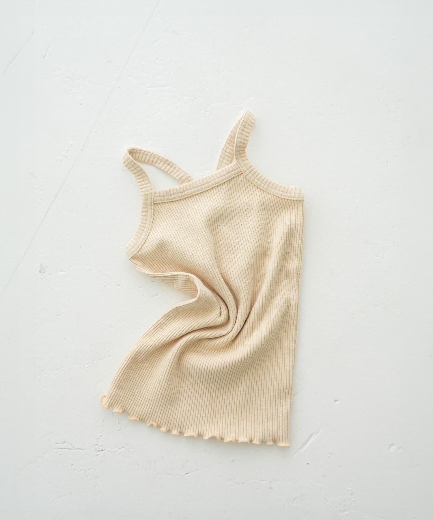 URBAN RESEARCH DOORS Pippi+Lotta Ribbed camisole(KIDS) アーバンリサーチドアーズ トップス その他のトップス ピンク ホワイト グレー画像