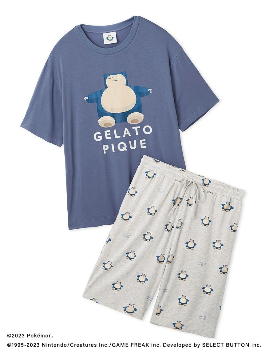 gelato pique 【ポケモンスリープ】【メンズ】接触冷感プリントTシャツ