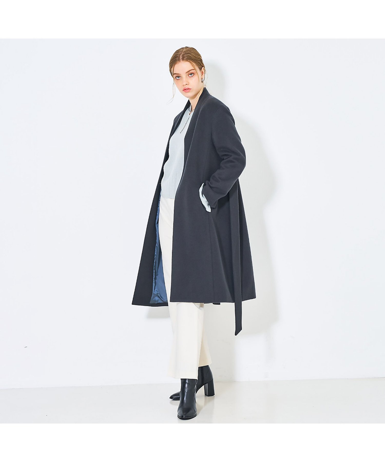 楽天市場】SHAREEF CASHMERE MELTON LONG COAT シャリーフ