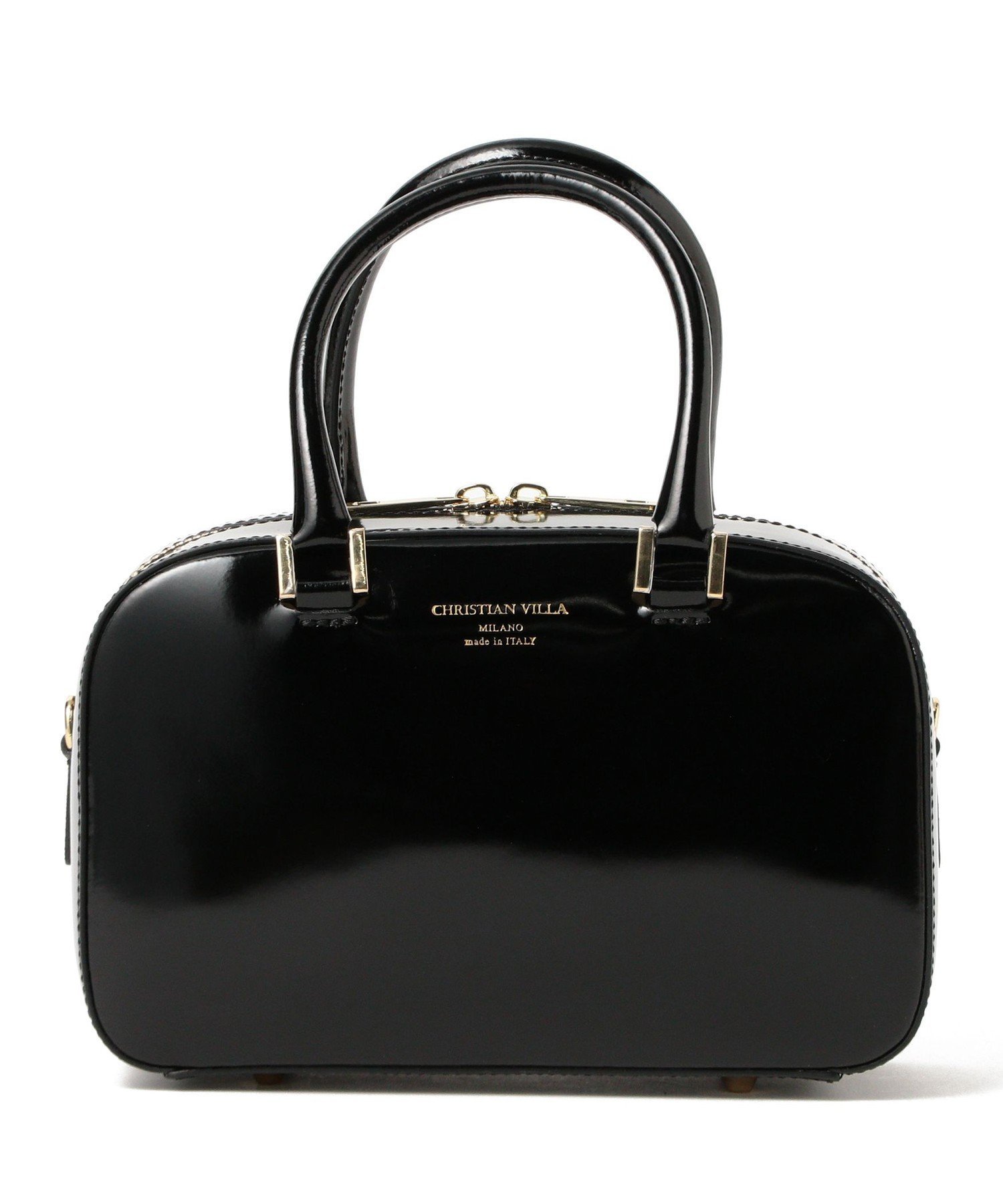 クリスチャンヴィラ ボストンバッグ ブラック CHRISTIAN VILLA（クリスチャンヴィラ） ボストンバッグ 2WAY 06157
