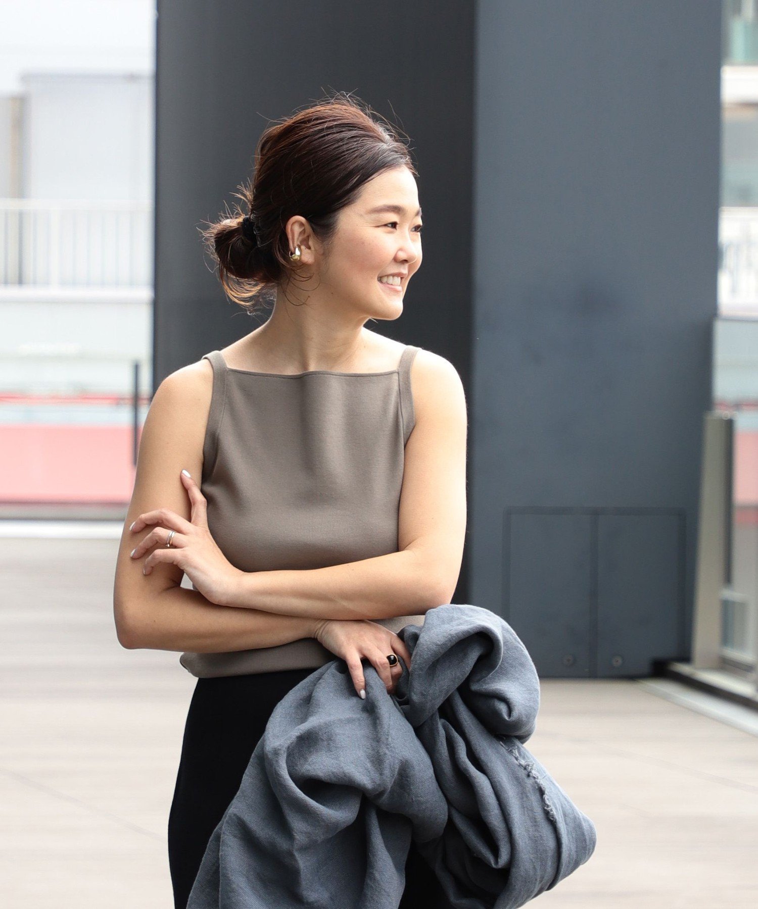Demi-Luxe BEAMS 【ビームスの百名品】ヘルシー ニットキャミソール .M  