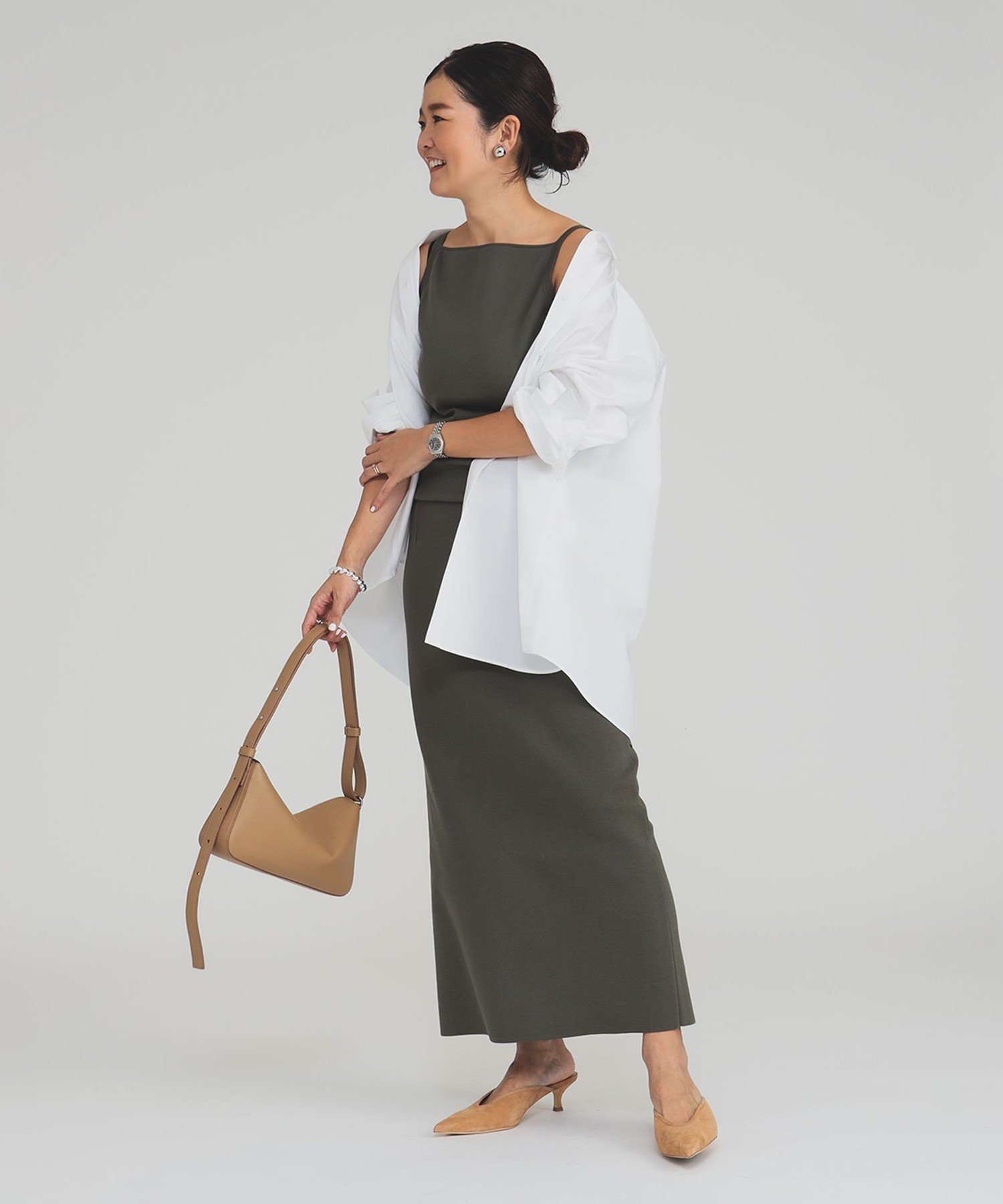 Demi-Luxe BEAMS 【ビームスの百名品】ヘルシー ニットキャミソール .M 