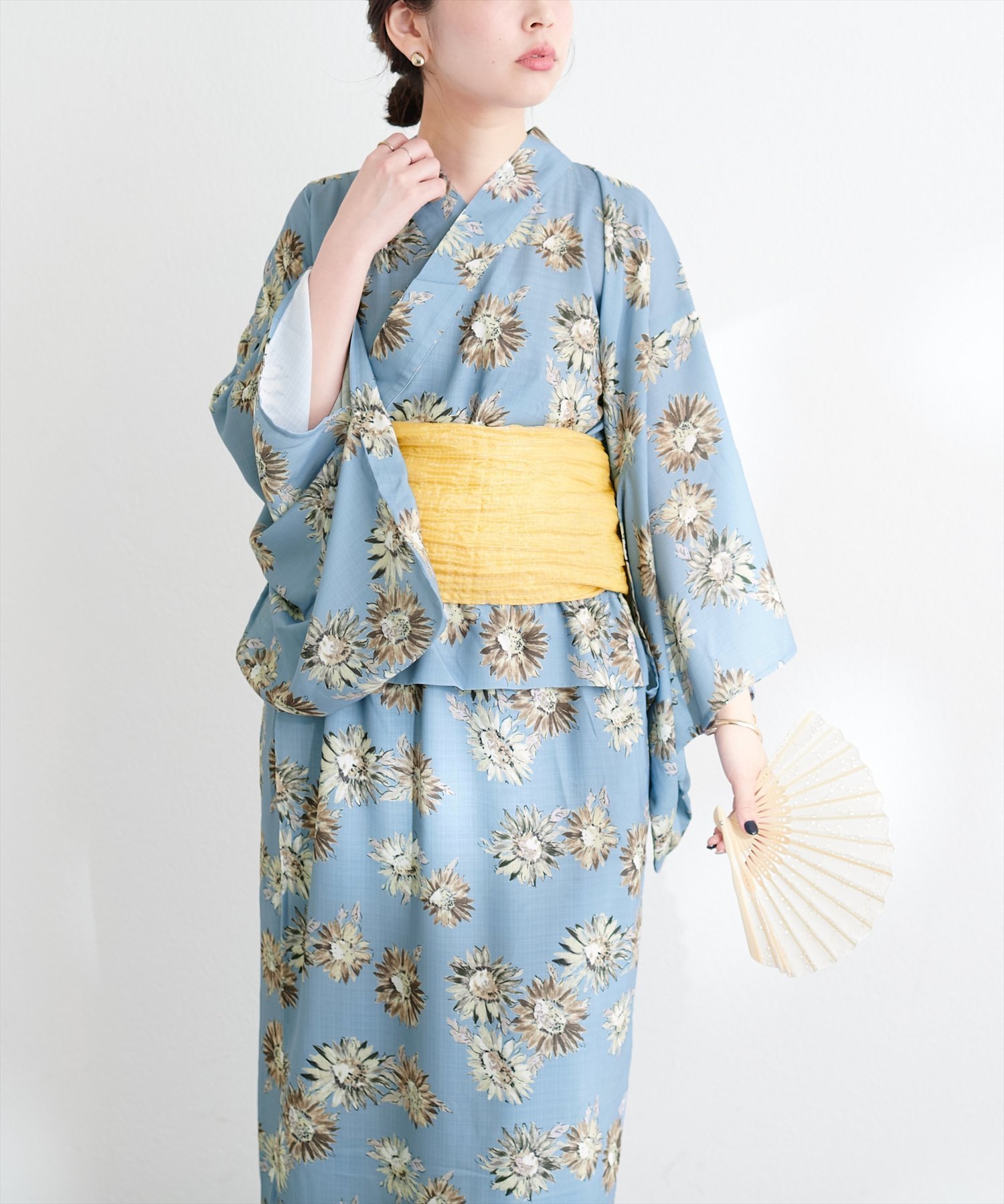 SALE／50%OFF】natural couture すぽんちょ浴衣 ナチュラル