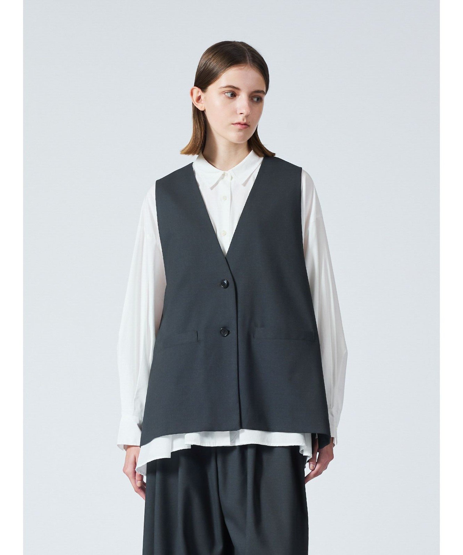 新品 ミズイロインド mizuiro ind ダウン ジレ ベスト 送料無料】mizuiro ind ダウンベスト | mizuiro ind