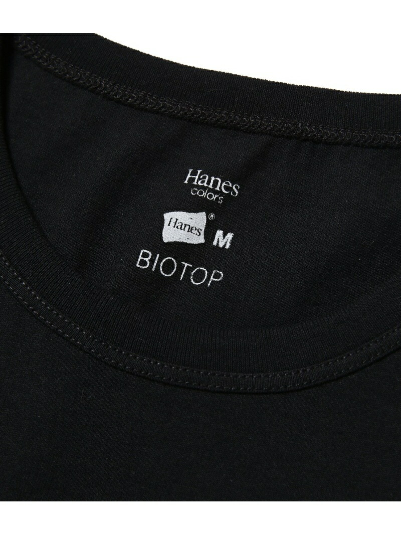 BIOTOP 【Hanes for BIOTOP】Compact T-Shirts(ホワイト