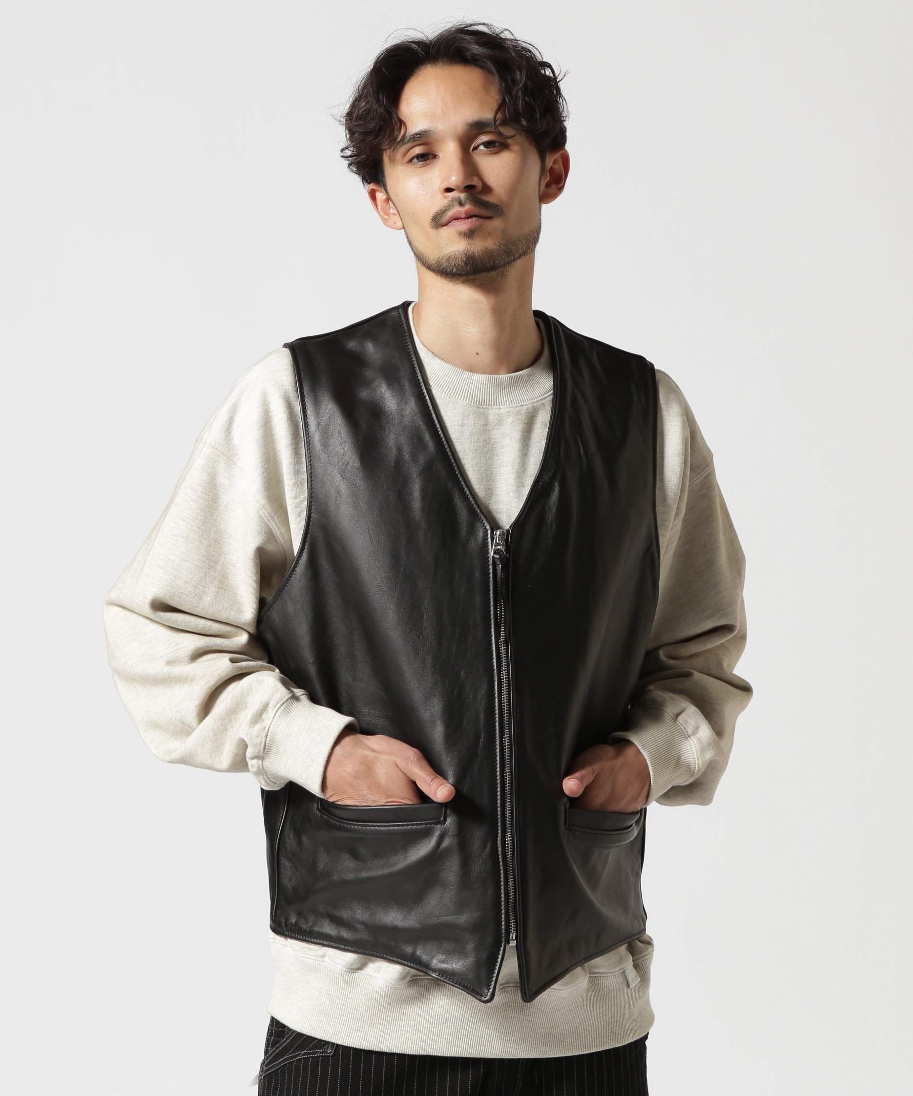 USA製　Schott　М　スエード　レザーベスト　ジレ USA製SchottМスエードレザーベストジレ