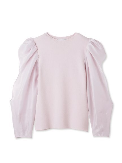 SALE／50%OFF】CELFORD シースルースカラスリーブニット セル