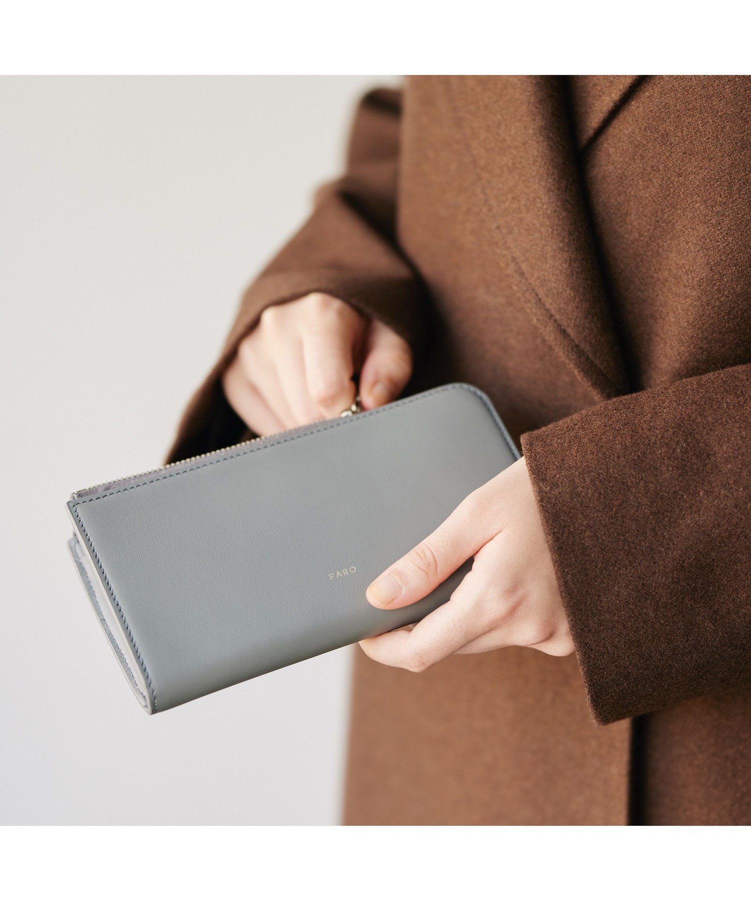 E0697S未使用品 FARO Calma Wallet Long Zip L字 楽天市場】未使用品 FARO Calma Wallet Long Zip L字ファスナー